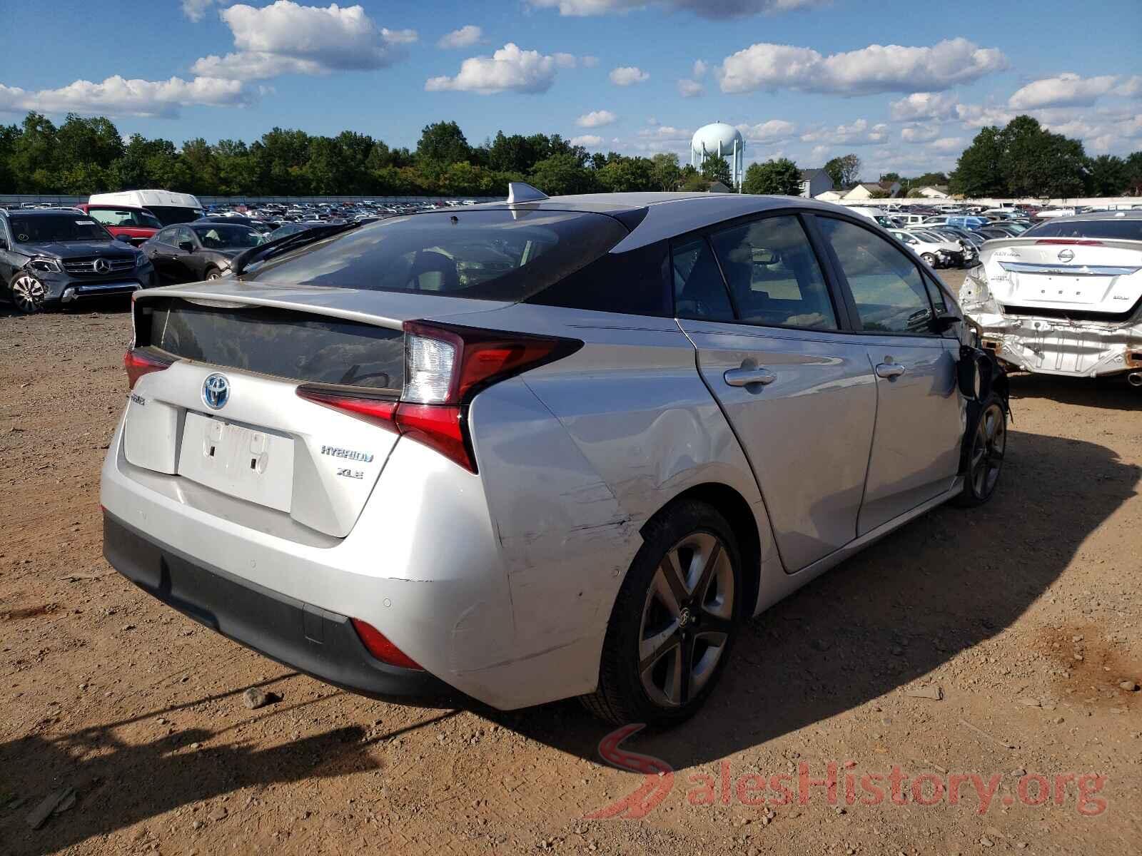 JTDKARFUXK3091123 2019 TOYOTA PRIUS