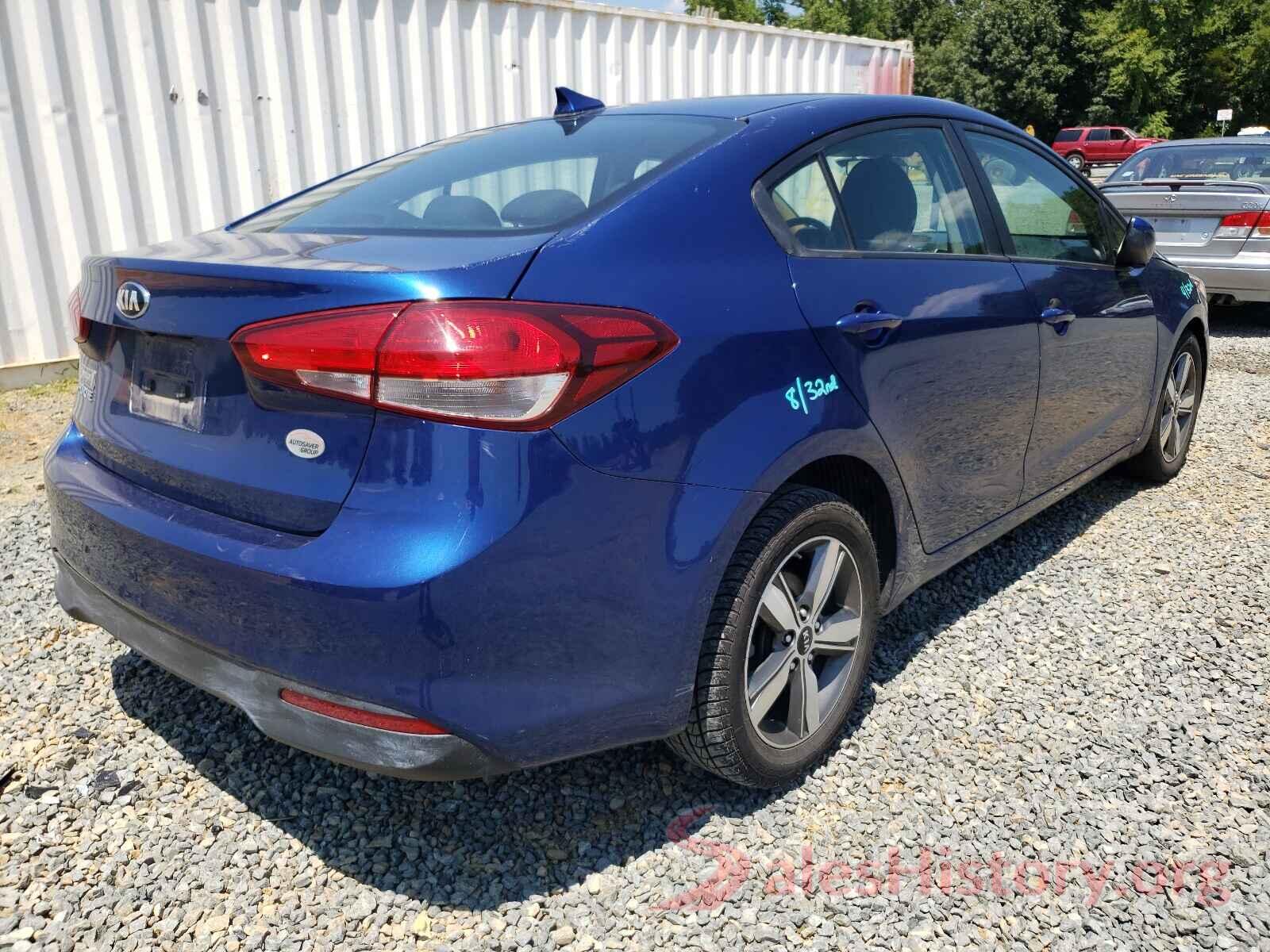 3KPFL4A73JE253651 2018 KIA FORTE