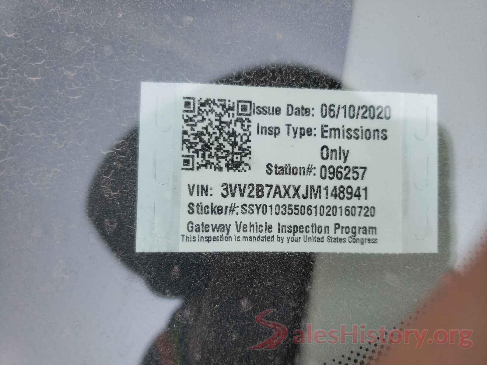 3VV2B7AXXJM148941 2018 VOLKSWAGEN TIGUAN