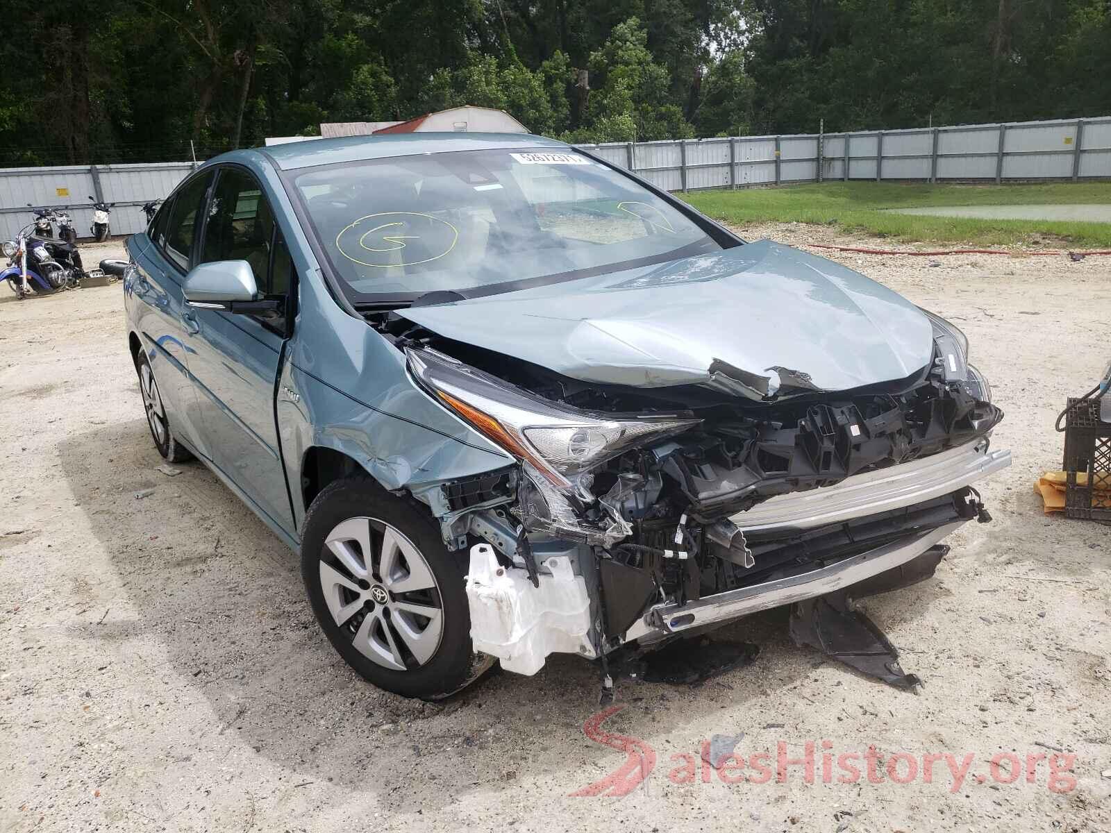 JTDKBRFU1J3590131 2018 TOYOTA PRIUS