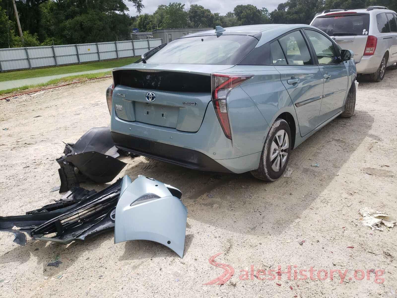 JTDKBRFU1J3590131 2018 TOYOTA PRIUS