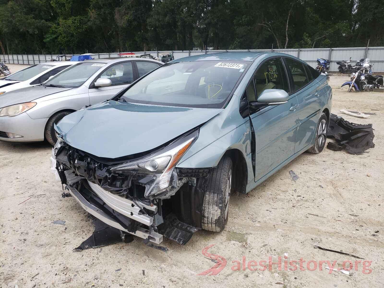 JTDKBRFU1J3590131 2018 TOYOTA PRIUS