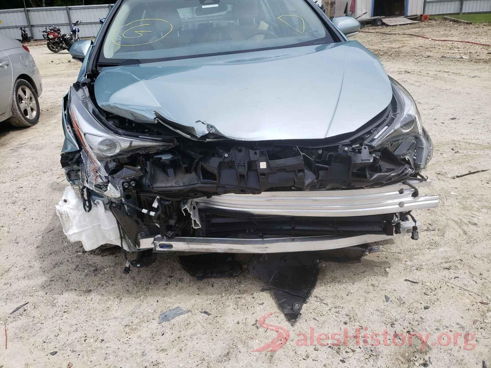 JTDKBRFU1J3590131 2018 TOYOTA PRIUS