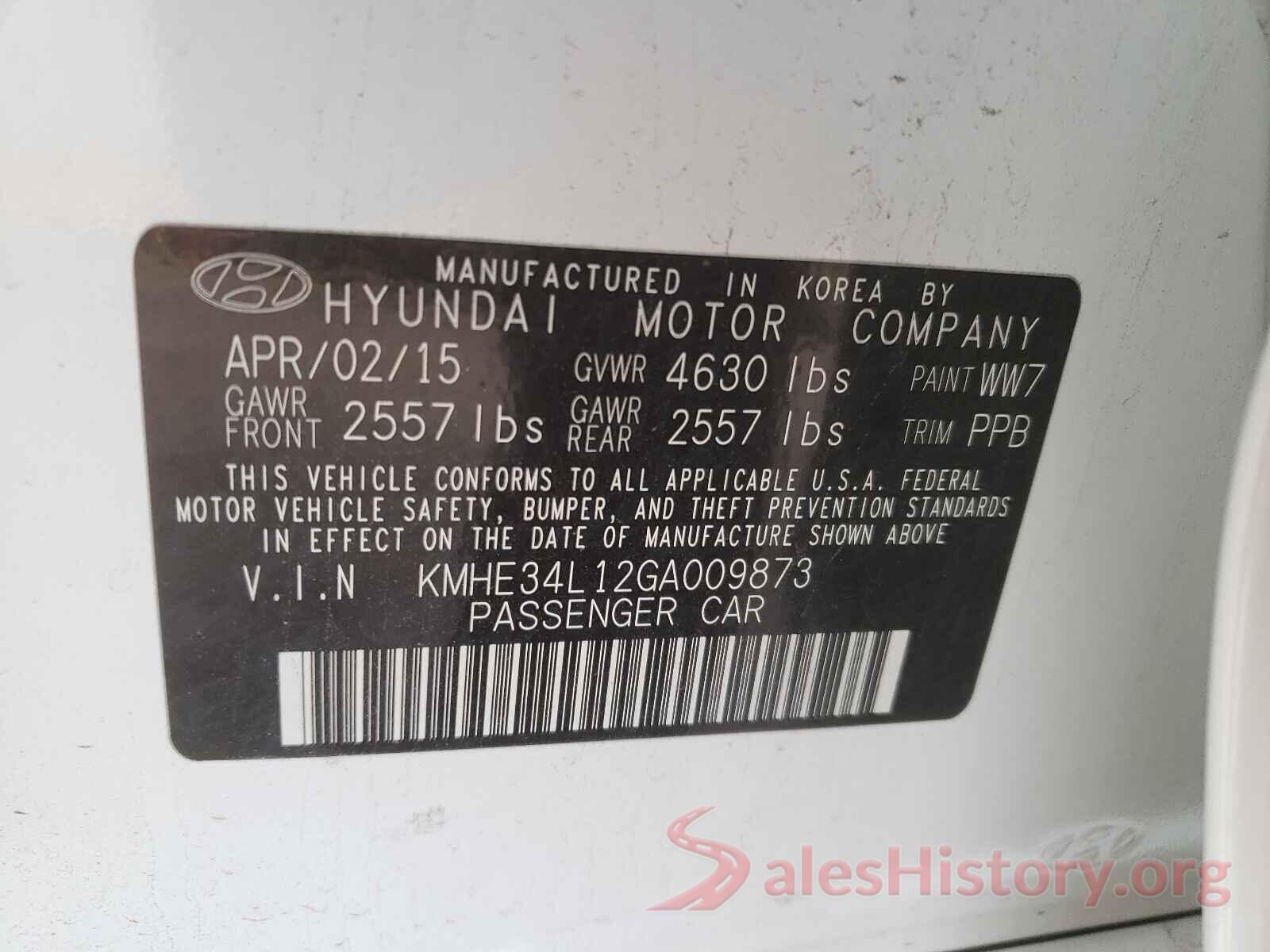 KMHE34L12GA009873 2016 HYUNDAI SONATA