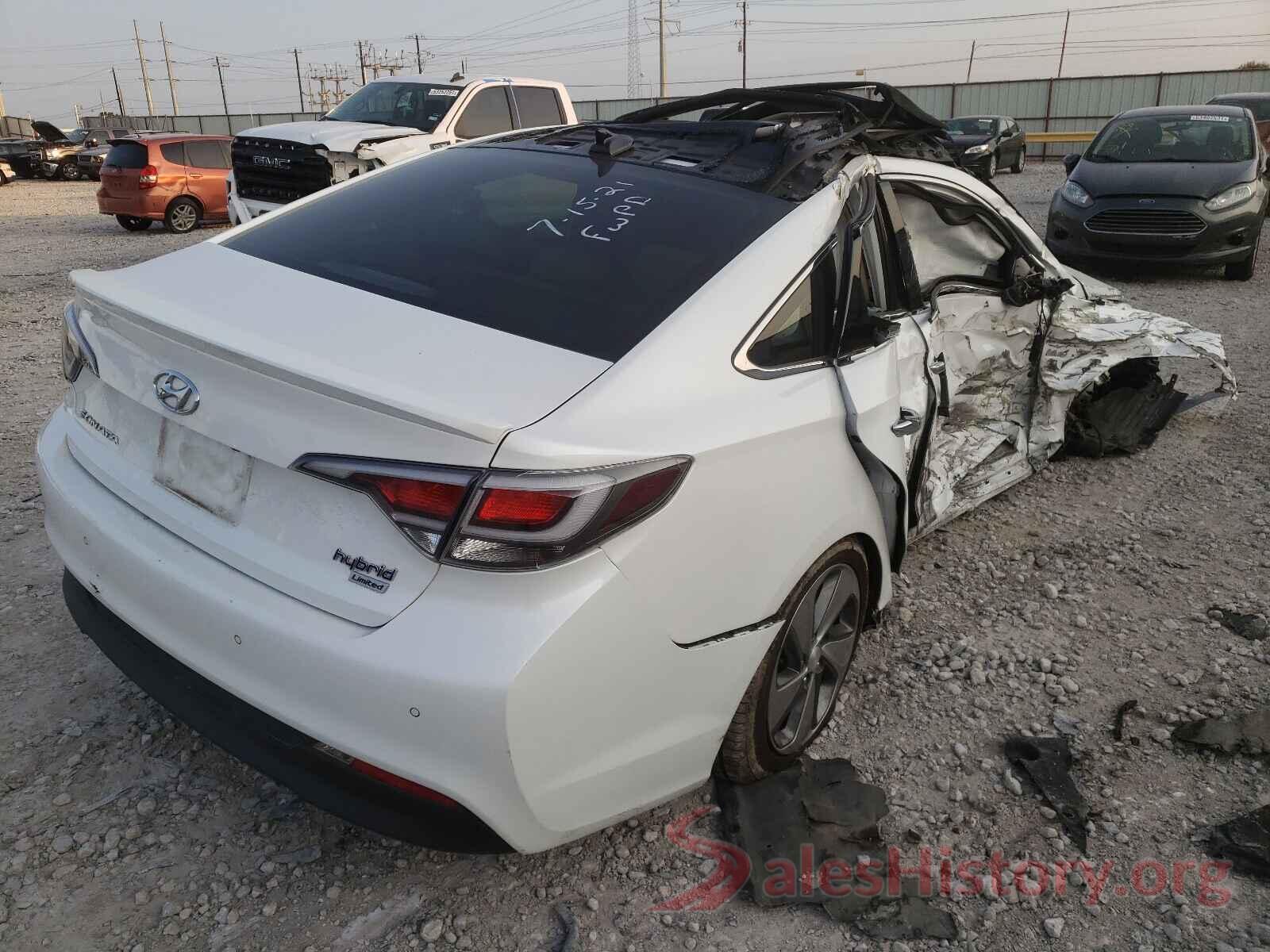 KMHE34L12GA009873 2016 HYUNDAI SONATA