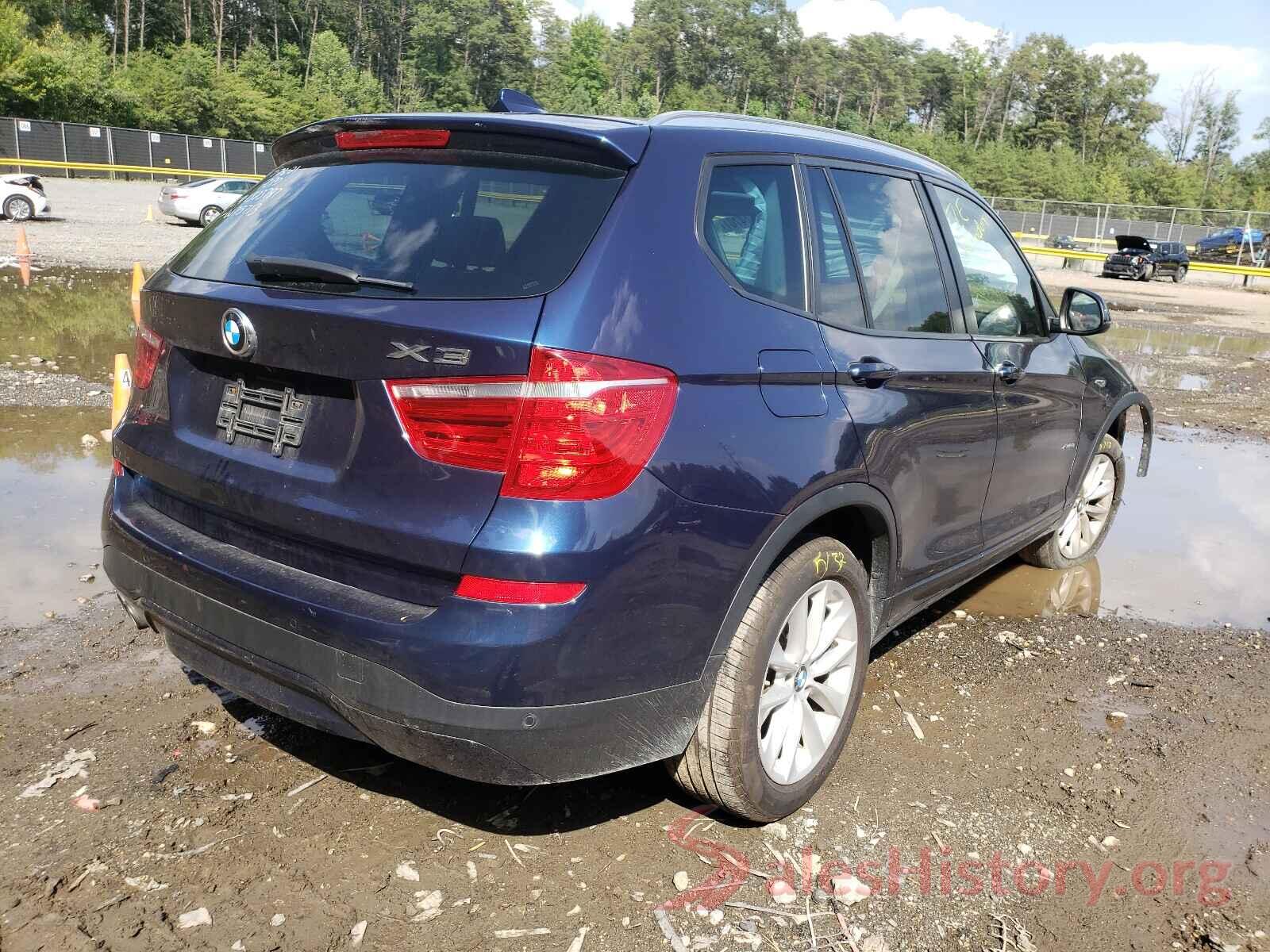 5UXWX9C39H0W75713 2017 BMW X3