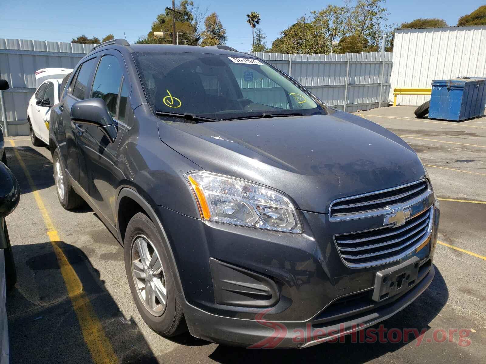 3GNCJLSB6GL120819 2016 CHEVROLET TRAX