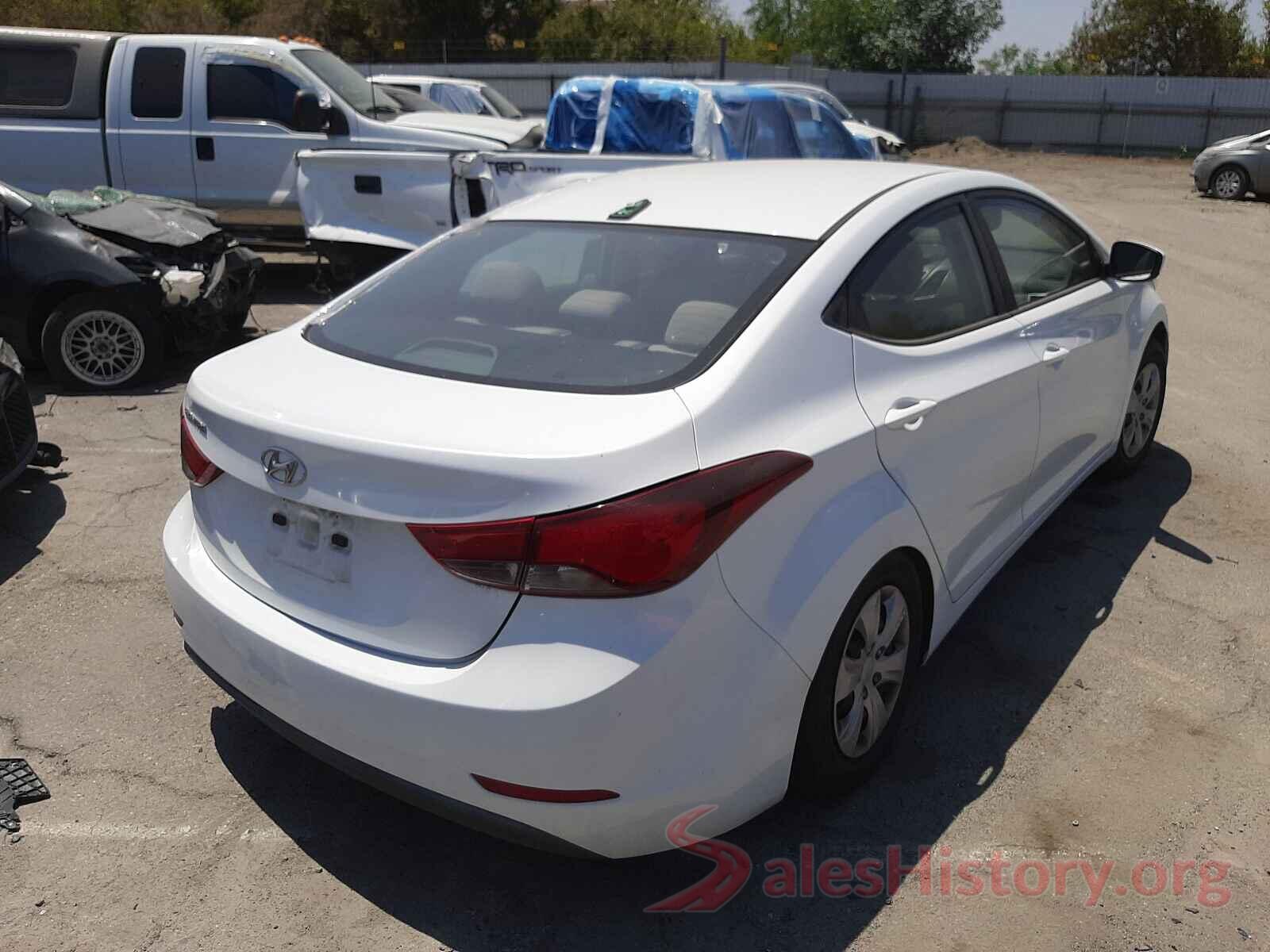 5NPDH4AE1GH696540 2016 HYUNDAI ELANTRA