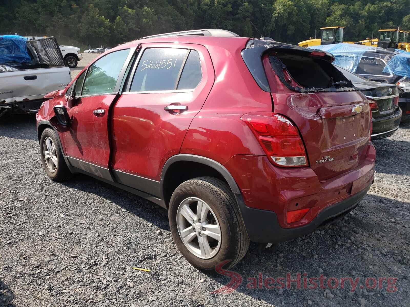 3GNCJPSBXKL191232 2019 CHEVROLET TRAX