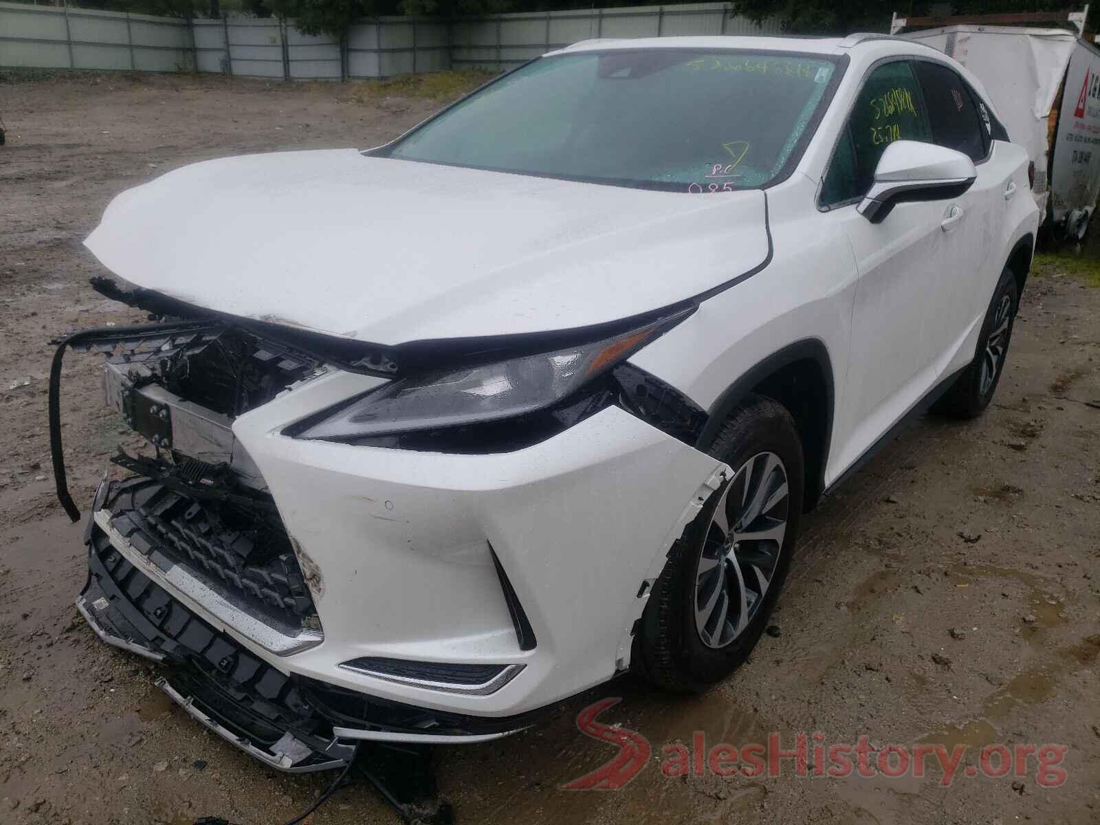 2T2HZMDA9LC233822 2020 LEXUS RX350