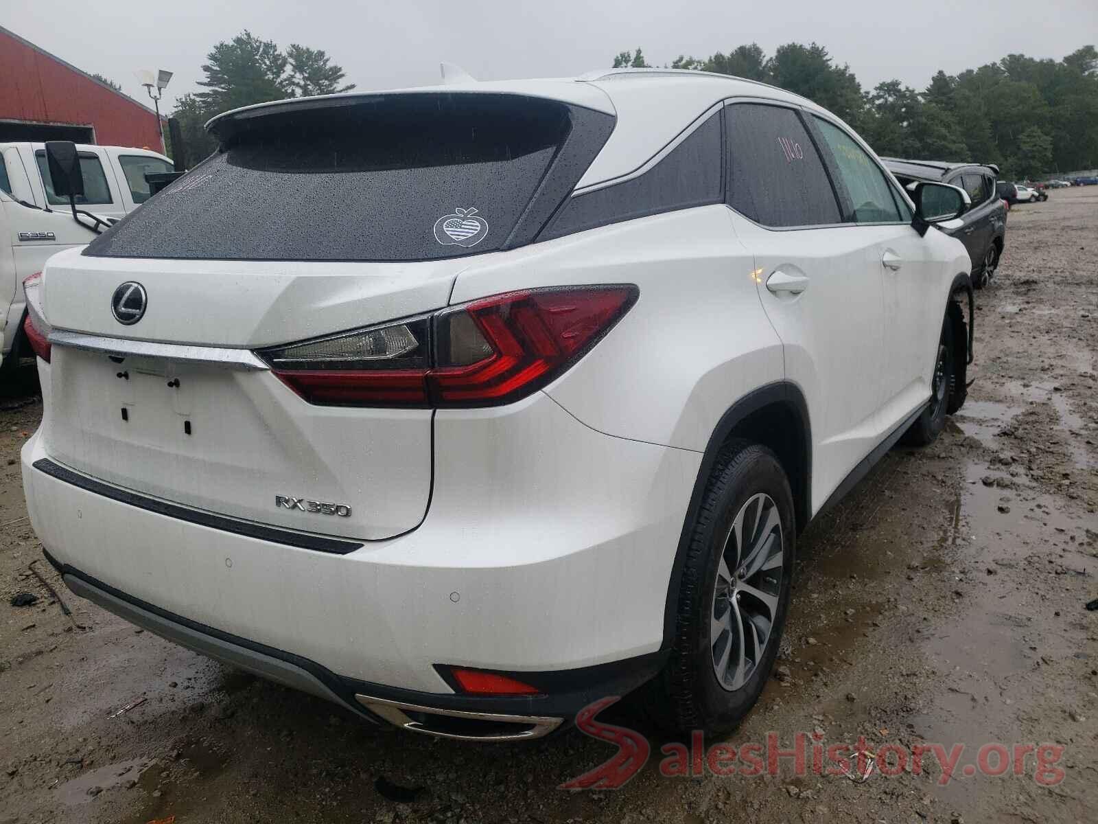 2T2HZMDA9LC233822 2020 LEXUS RX350