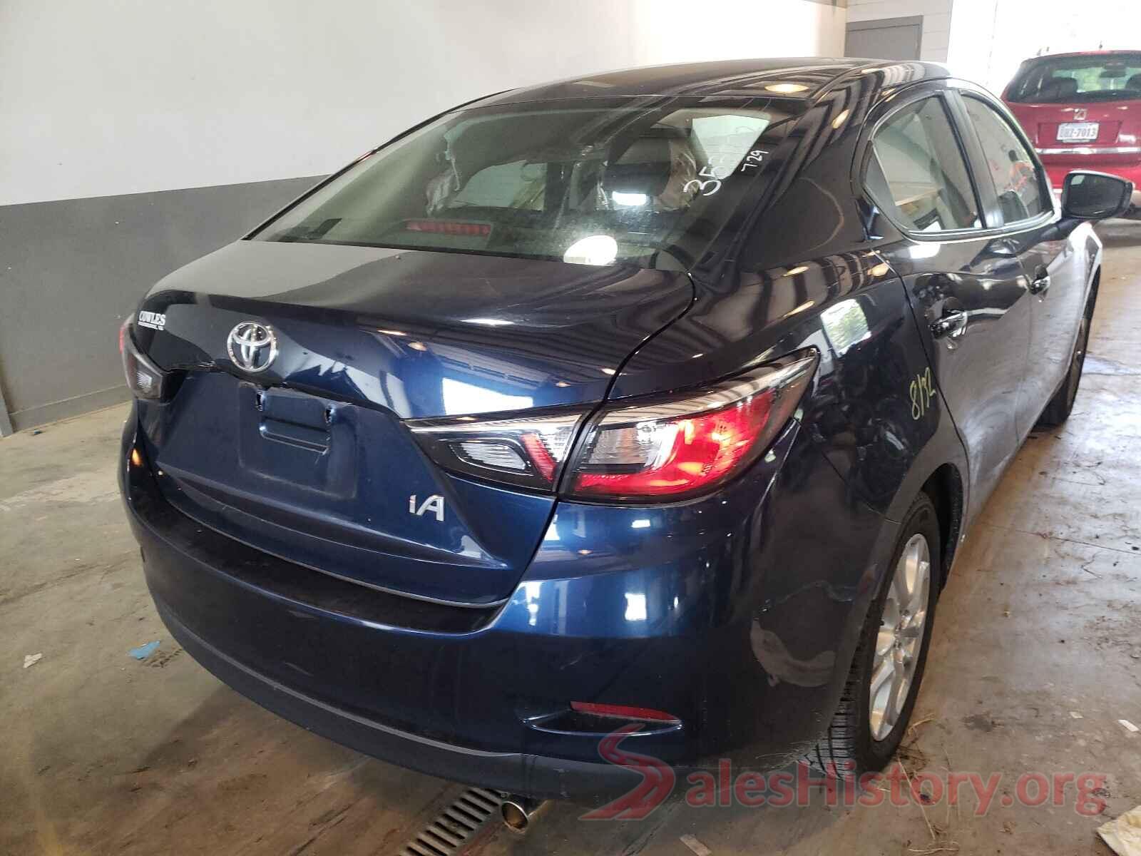 3MYDLBYV0JY310601 2018 TOYOTA YARIS