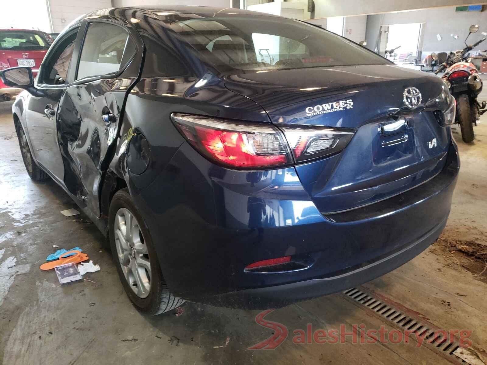 3MYDLBYV0JY310601 2018 TOYOTA YARIS