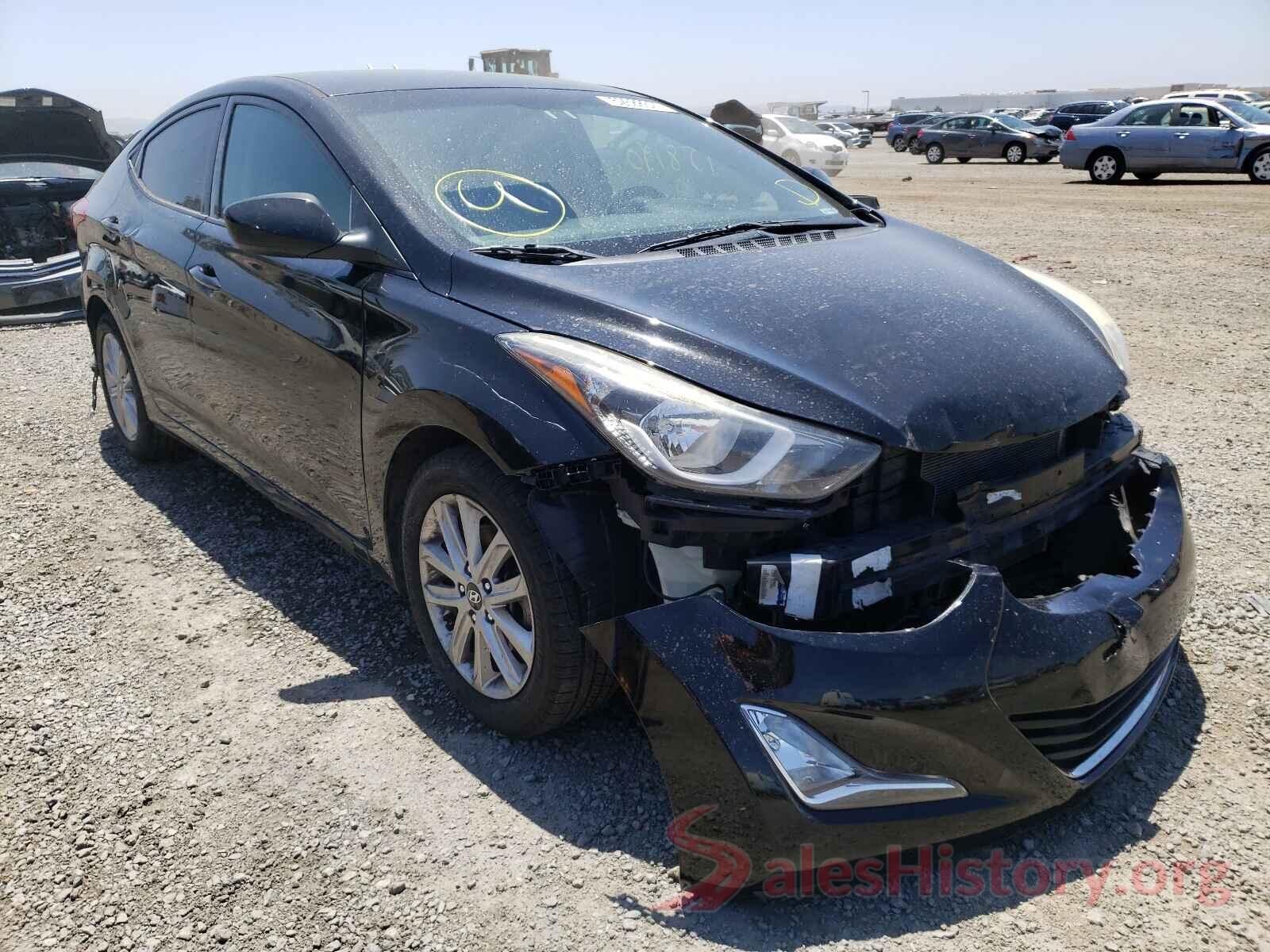 5NPDH4AE2GH766806 2016 HYUNDAI ELANTRA