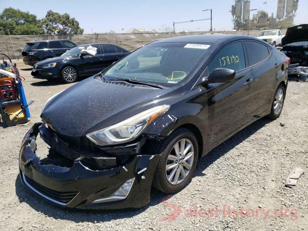 5NPDH4AE2GH766806 2016 HYUNDAI ELANTRA