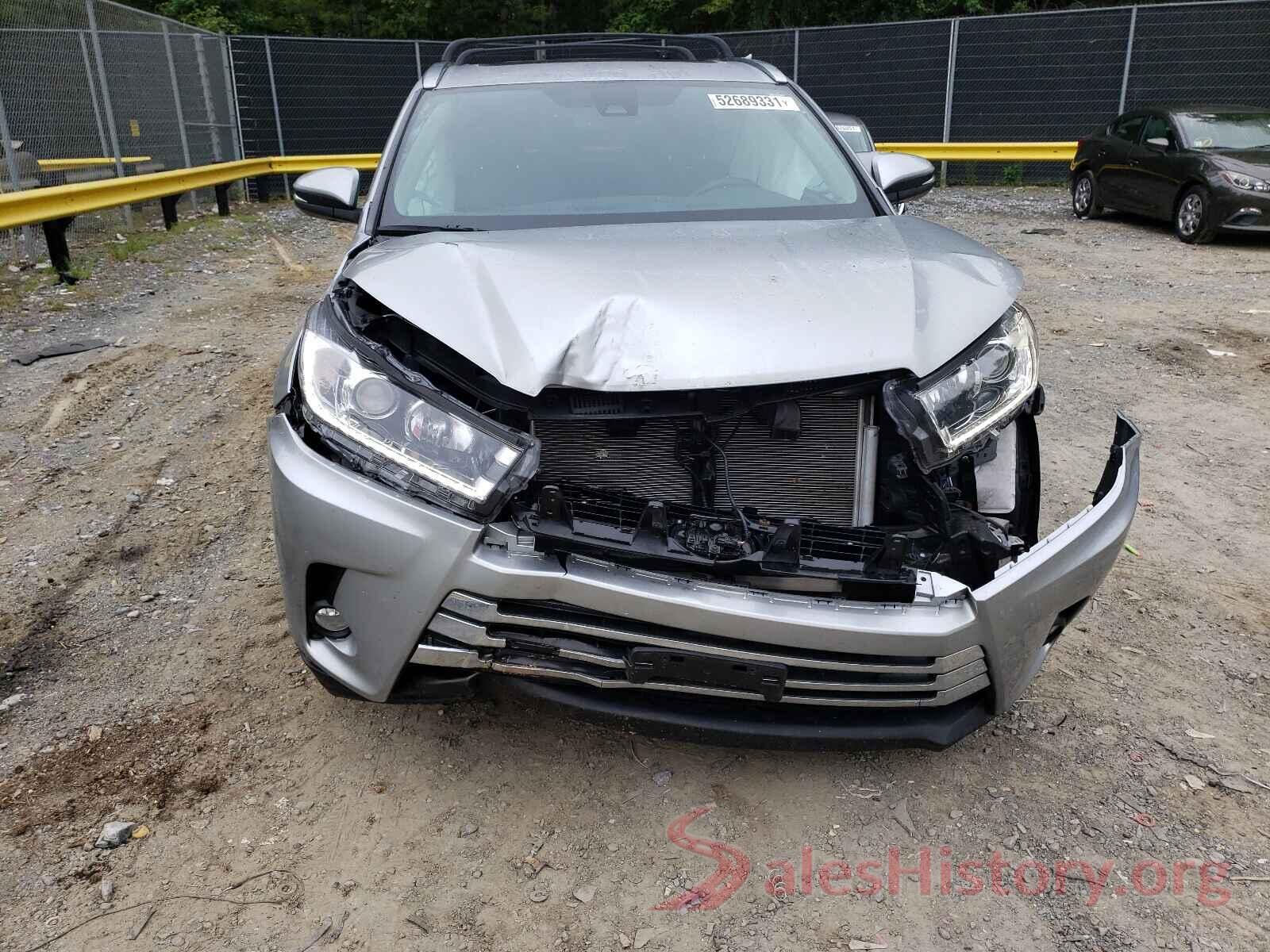 5TDDZRFH9JS882082 2018 TOYOTA HIGHLANDER