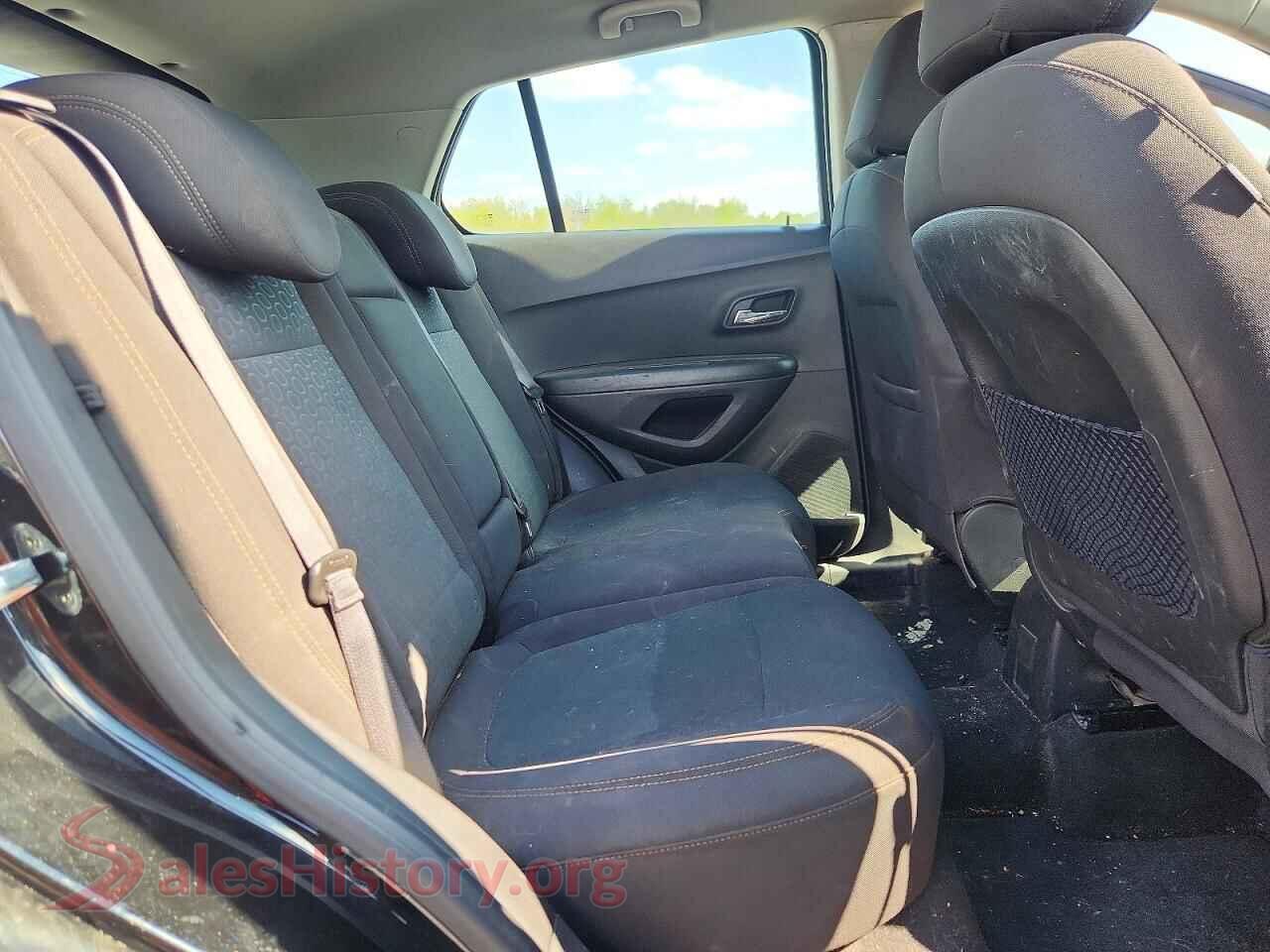 2020 CHEVROLET TRAX VIN KL7CJKSB4LB085161, odometer mileage