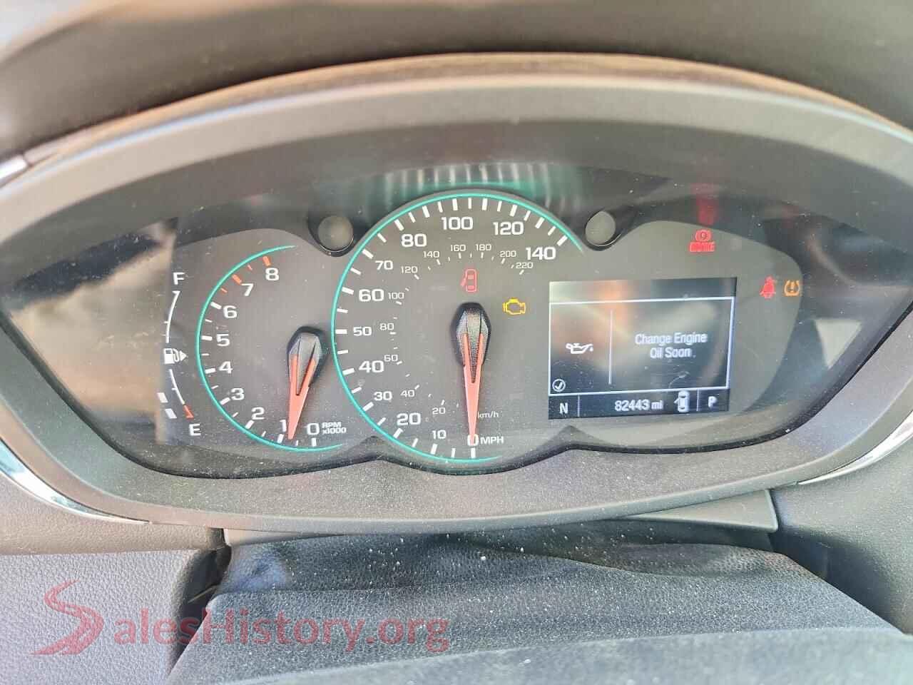 2020 CHEVROLET TRAX VIN KL7CJKSB4LB085161, interior center console