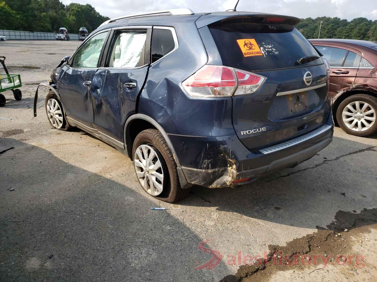 KNMAT2MT5GP624700 2016 NISSAN ROGUE