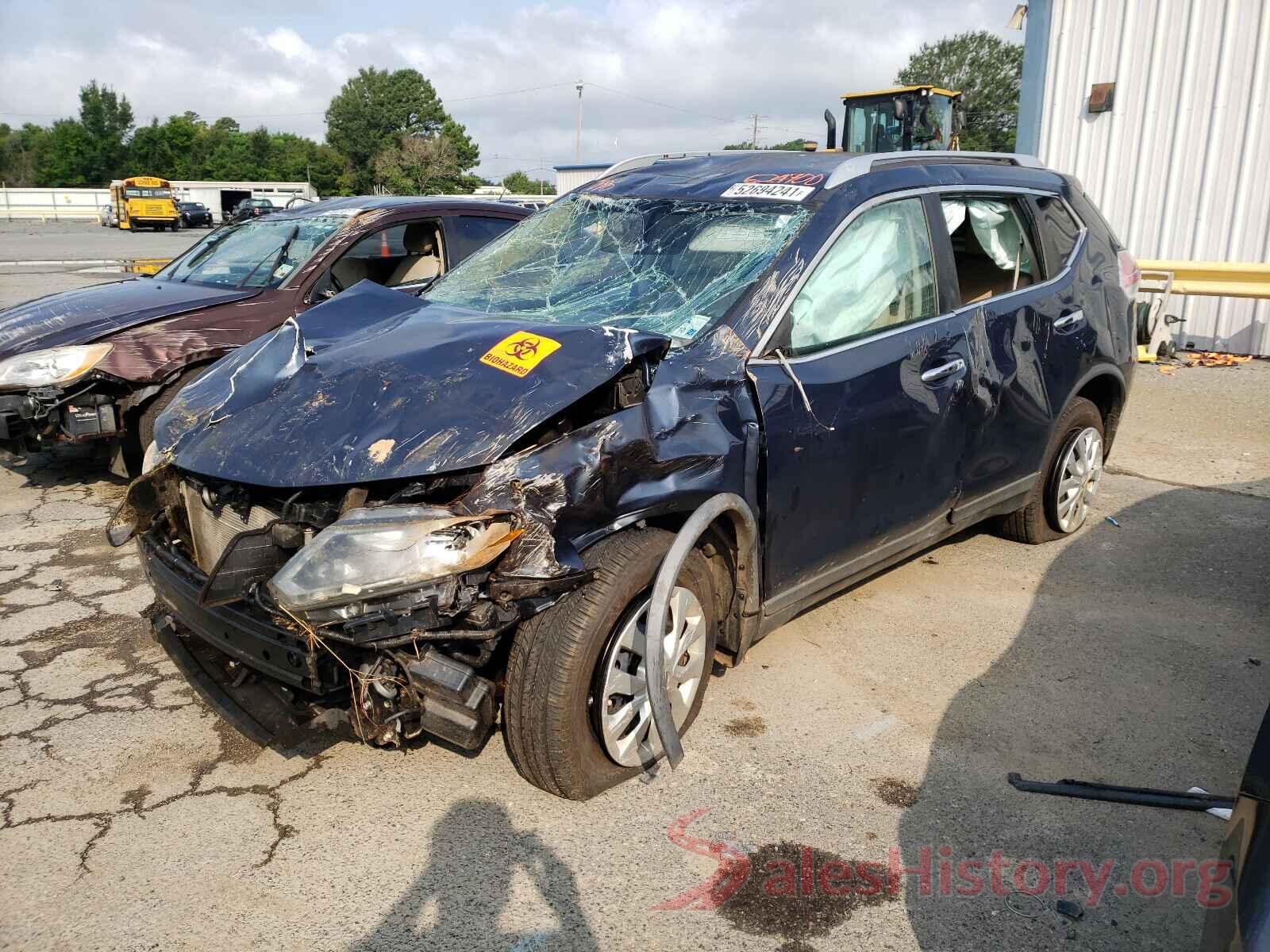 KNMAT2MT5GP624700 2016 NISSAN ROGUE