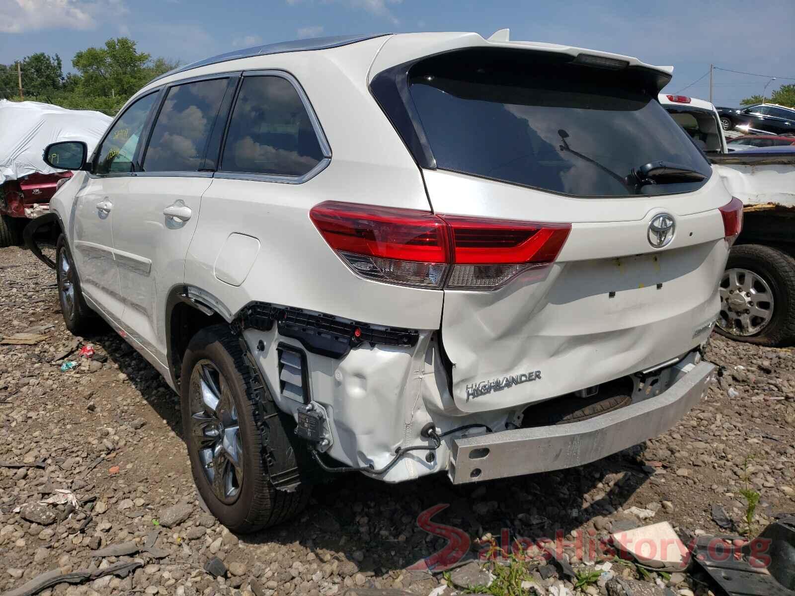 5TDDZRFH7KS959484 2019 TOYOTA HIGHLANDER