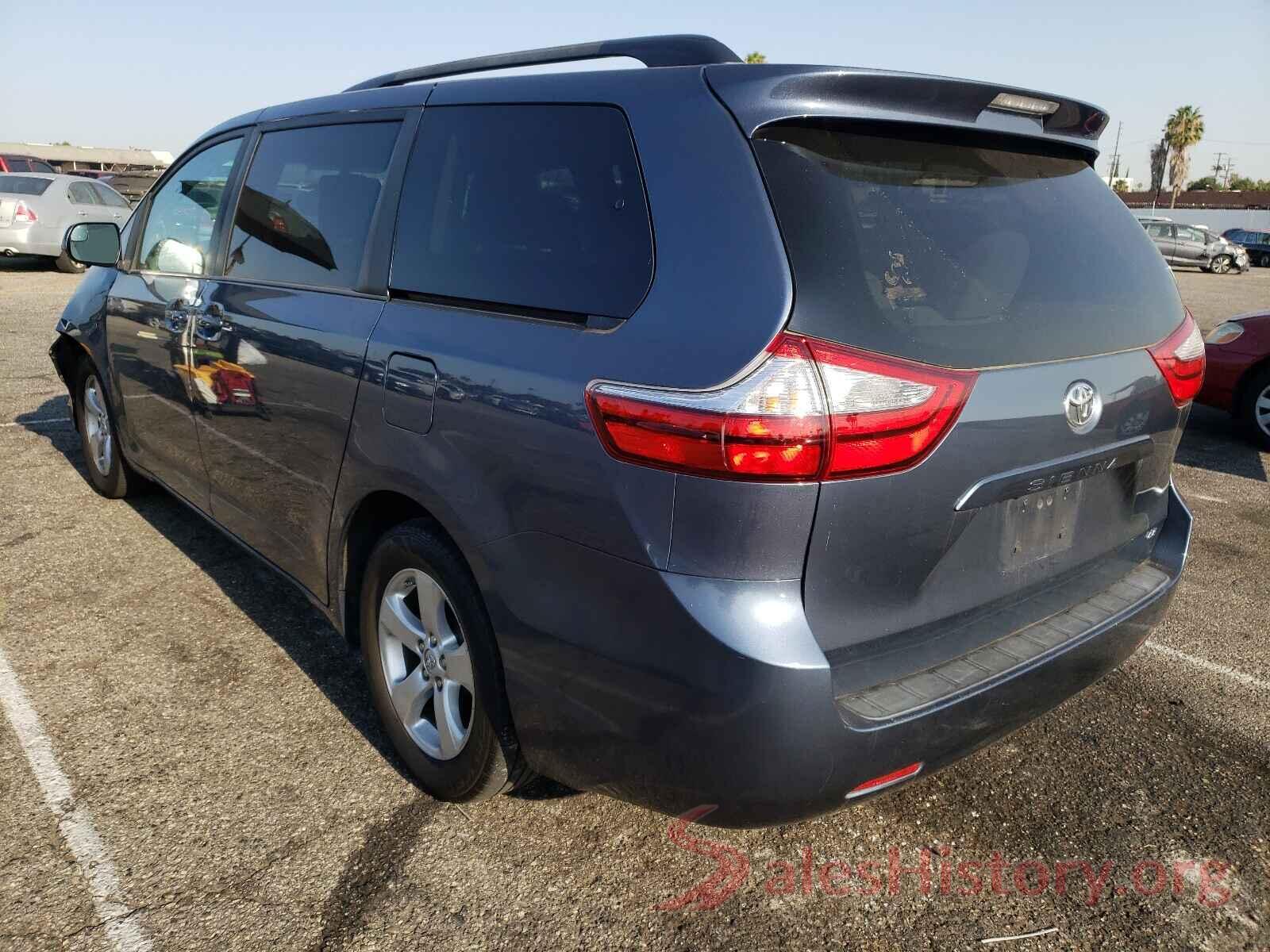 5TDKZ3DC8HS804172 2017 TOYOTA SIENNA