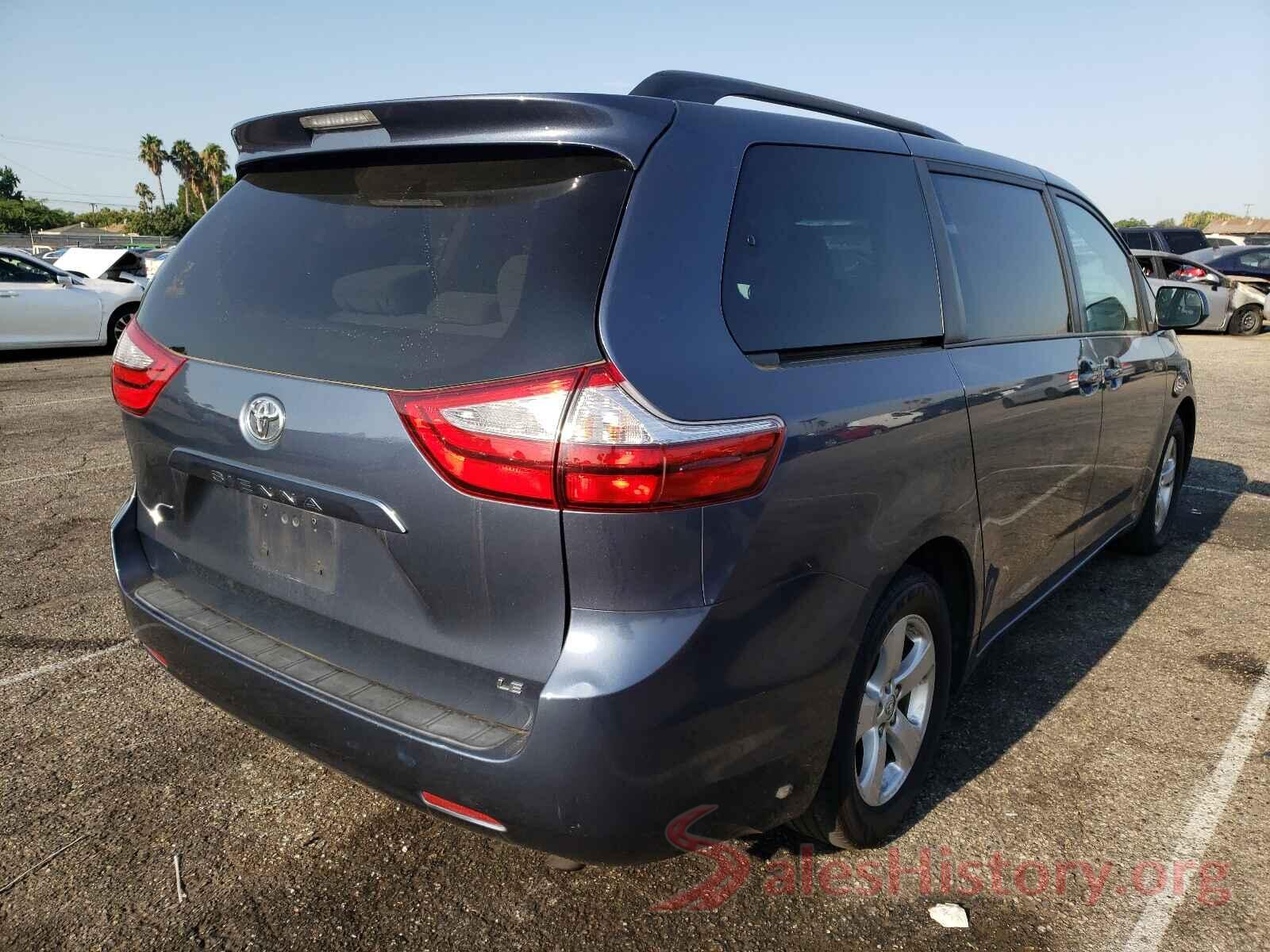 5TDKZ3DC8HS804172 2017 TOYOTA SIENNA