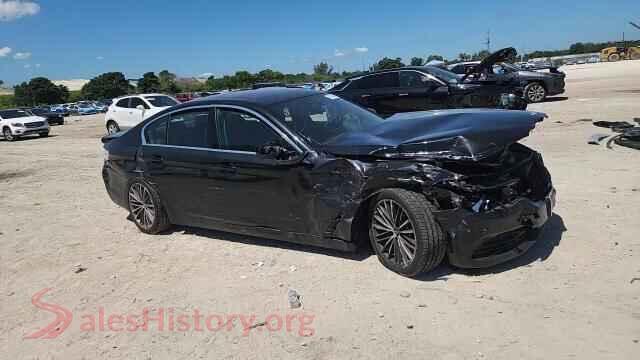 2019 BMW 5 SERIES VIN WBAJA7C53KG912842, trunk area