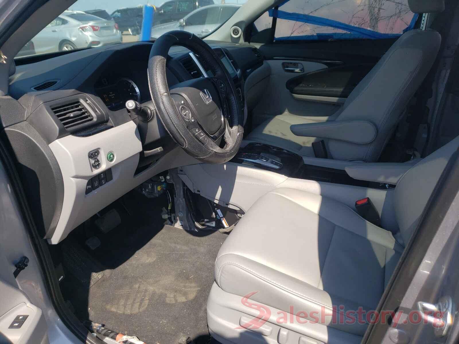 5FNYF6H9XHB096501 2017 HONDA PILOT