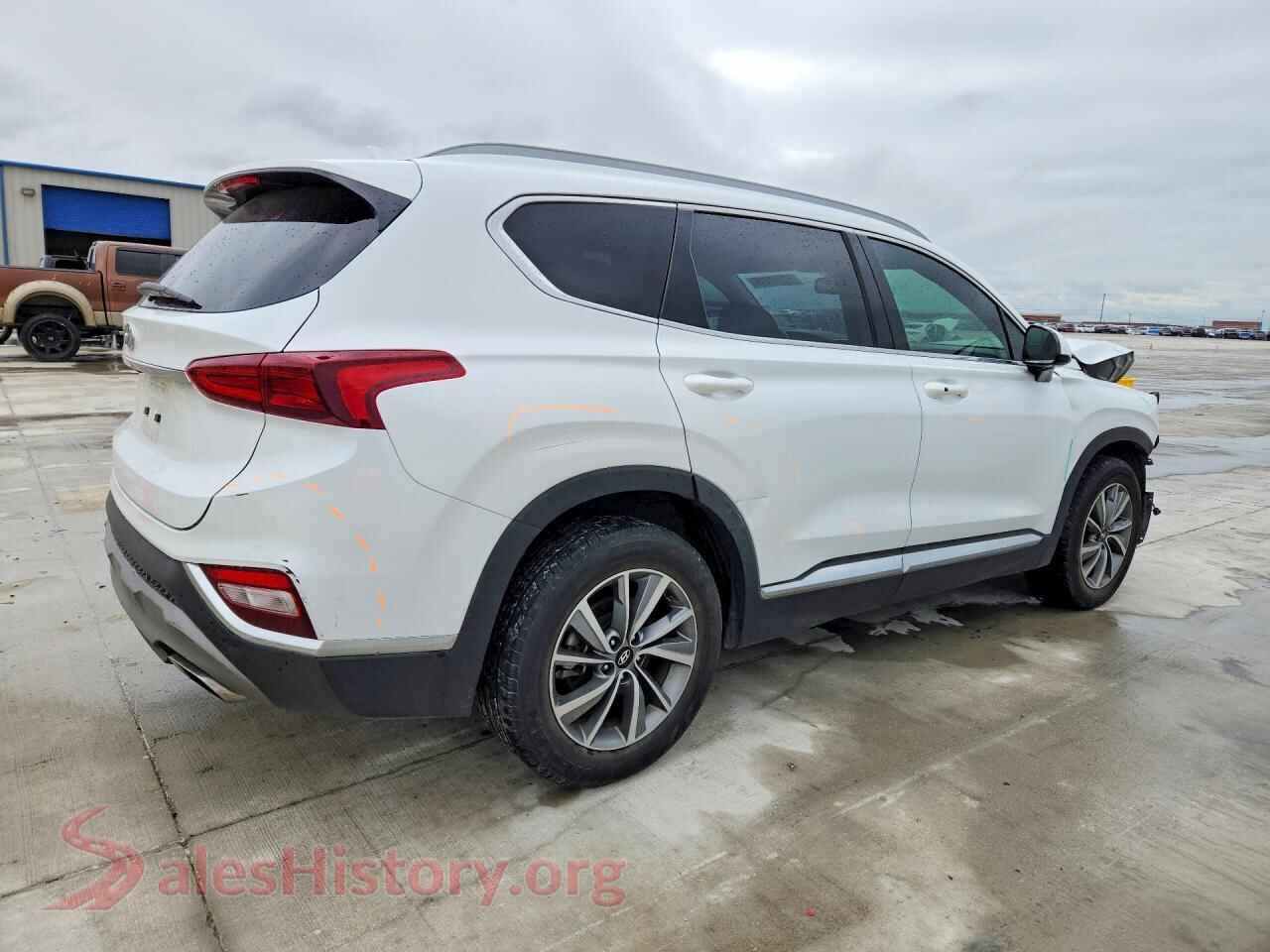 2020 HYUNDAI SANTA FE VIN 5NMS33AD9LH192655, right side view
