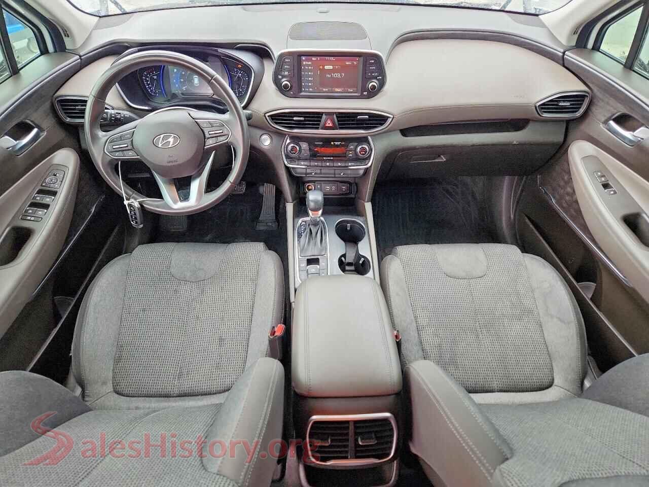 2020 HYUNDAI SANTA FE VIN 5NMS33AD9LH192655, interior dashboard