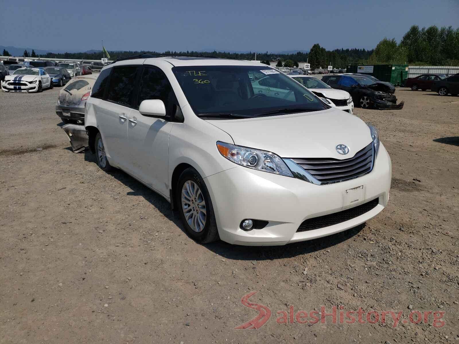 5TDYZ3DC9HS801212 2017 TOYOTA SIENNA