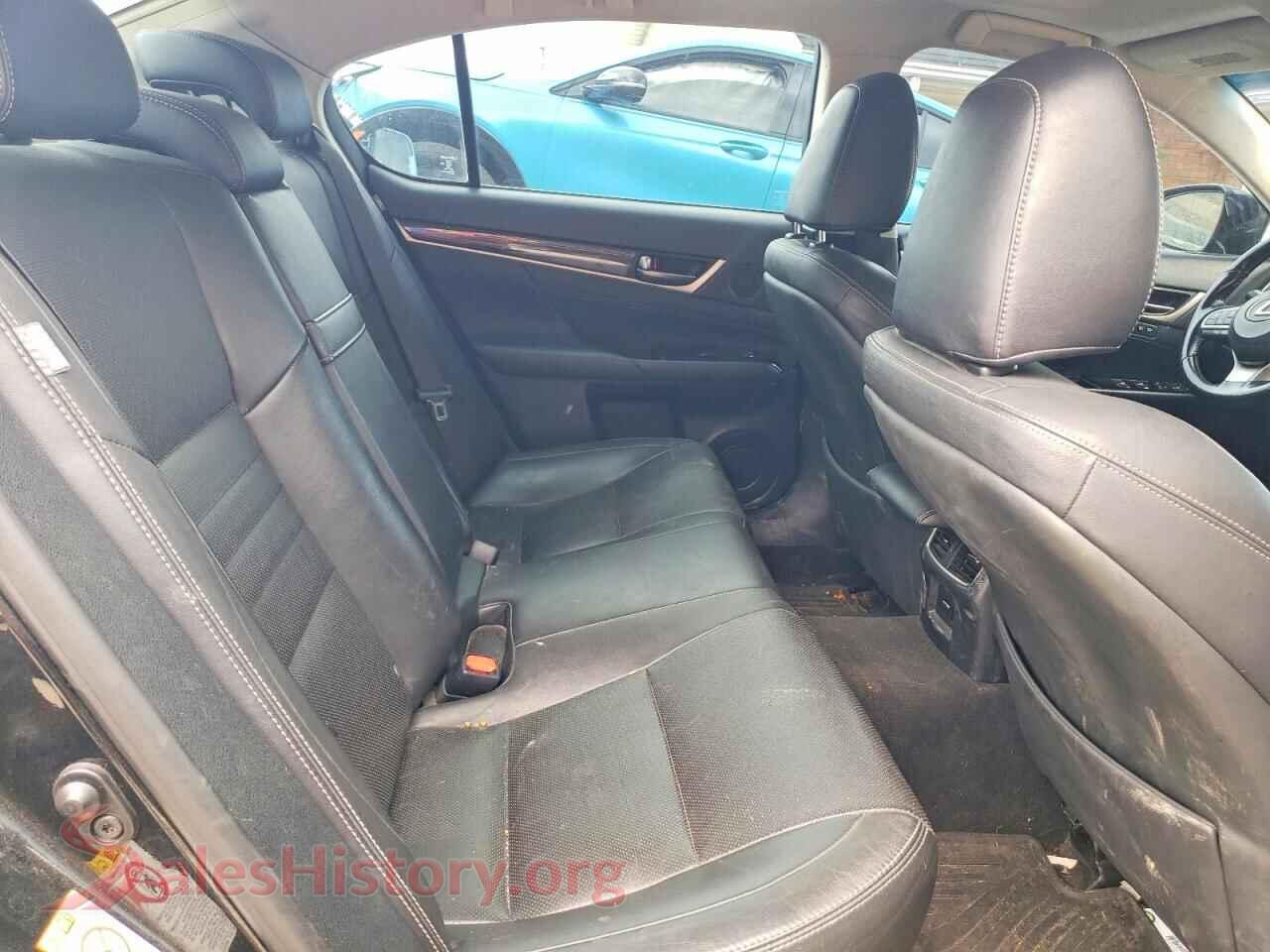 2017 LEXUS GS VIN JTHCZ1BL8HA006147, odometer mileage