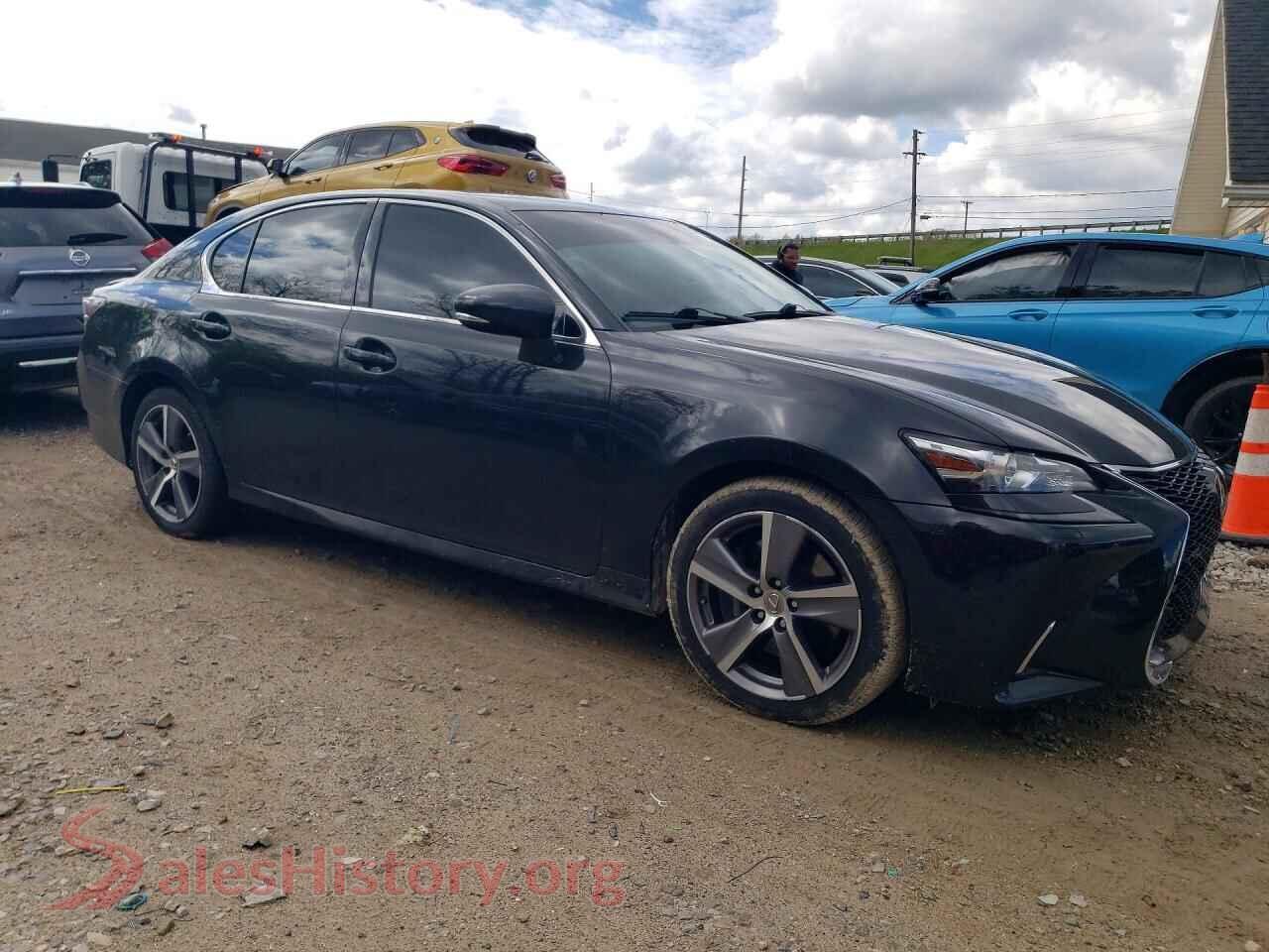 2017 LEXUS GS VIN JTHCZ1BL8HA006147, rear 3/4 view
