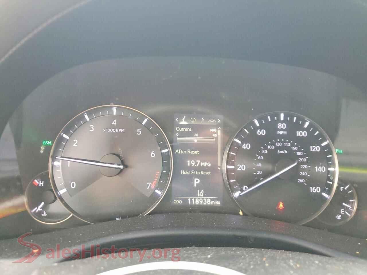 2017 LEXUS GS VIN JTHCZ1BL8HA006147, interior center console