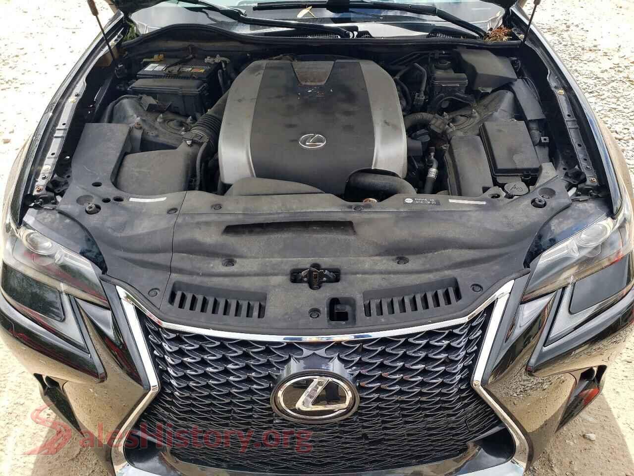 2017 LEXUS GS VIN JTHCZ1BL8HA006147, VIN plate