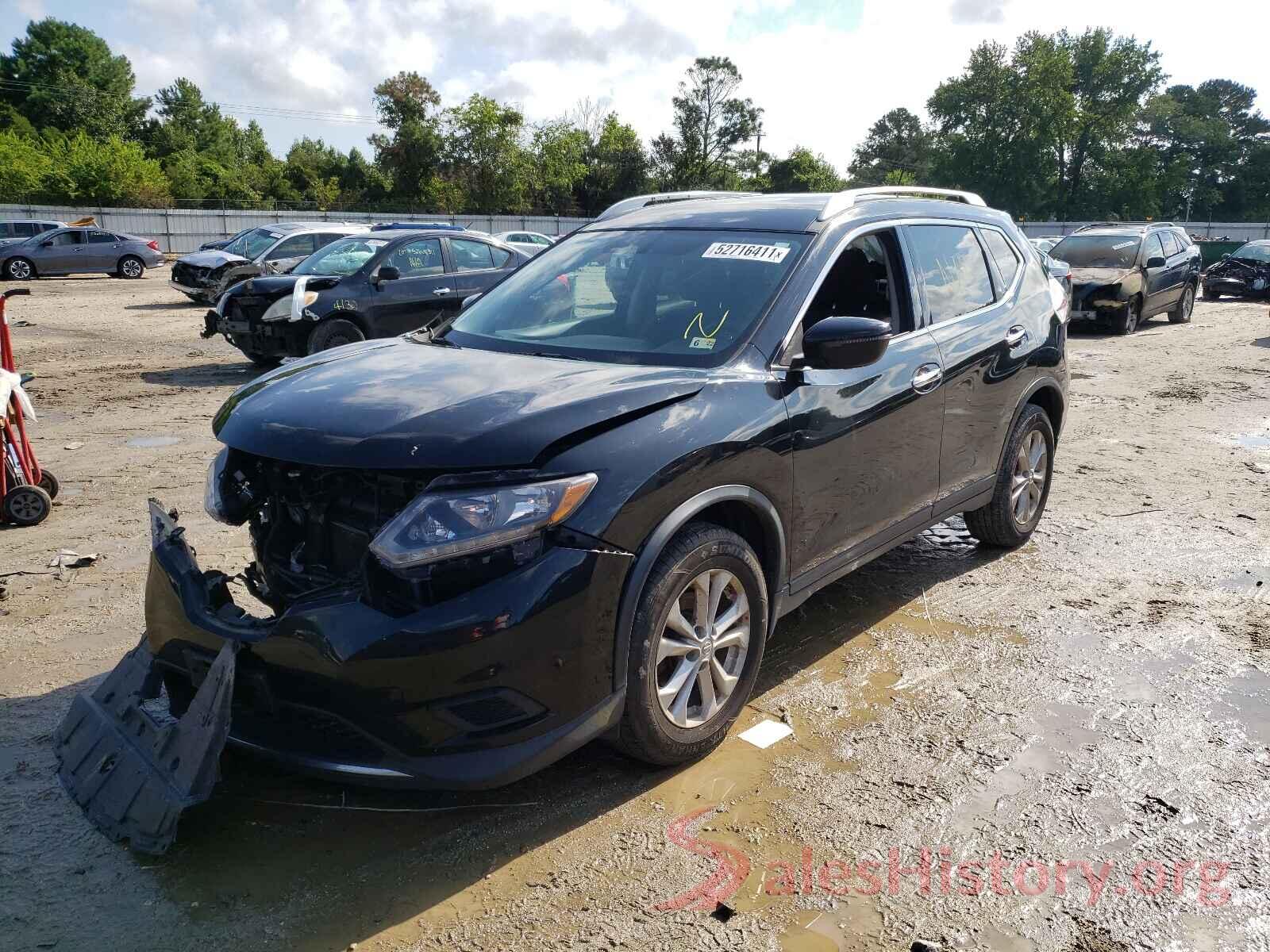 KNMAT2MVXGP614536 2016 NISSAN ROGUE