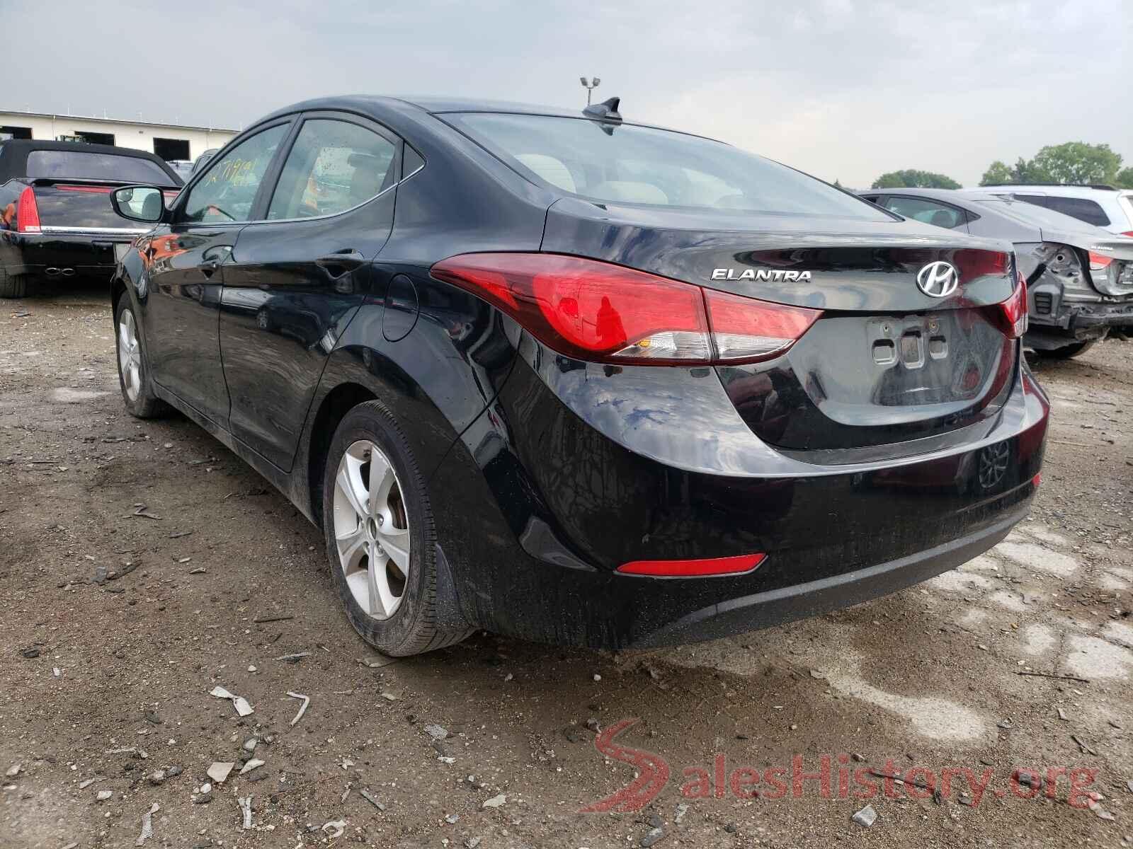 5NPDH4AE4GH725027 2016 HYUNDAI ELANTRA