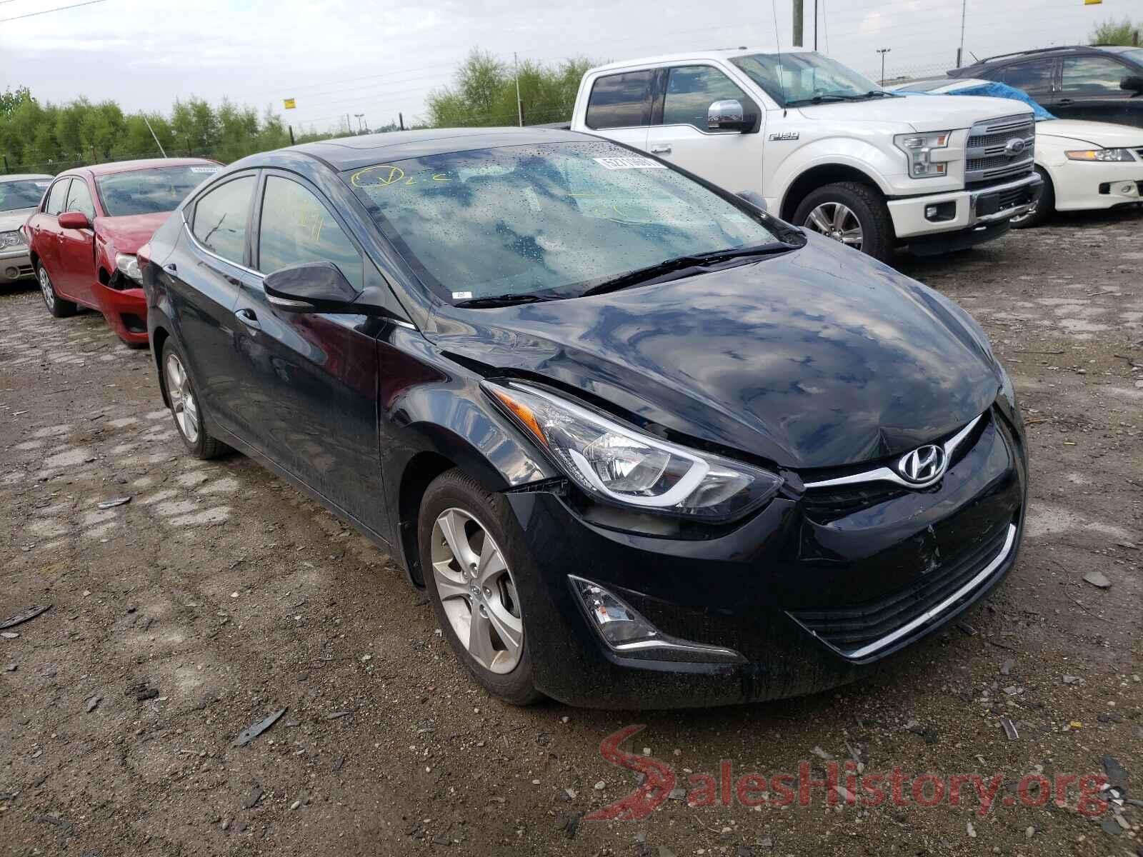 5NPDH4AE4GH725027 2016 HYUNDAI ELANTRA