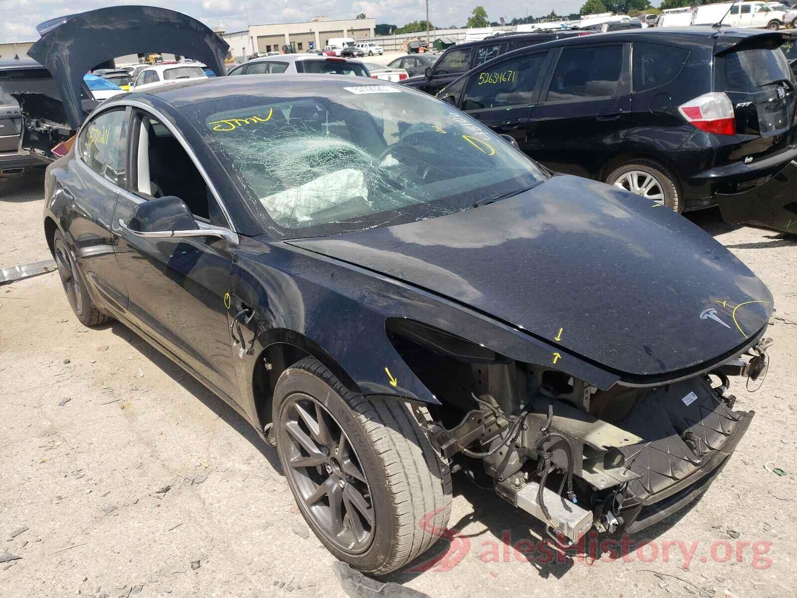 5YJ3E1EA2JF151897 2018 TESLA MODEL 3