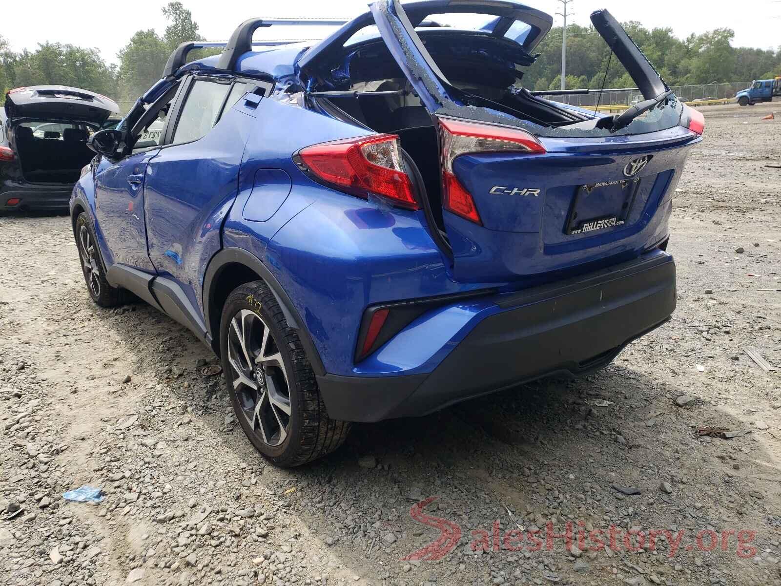 NMTKHMBX7KR077496 2019 TOYOTA C-HR