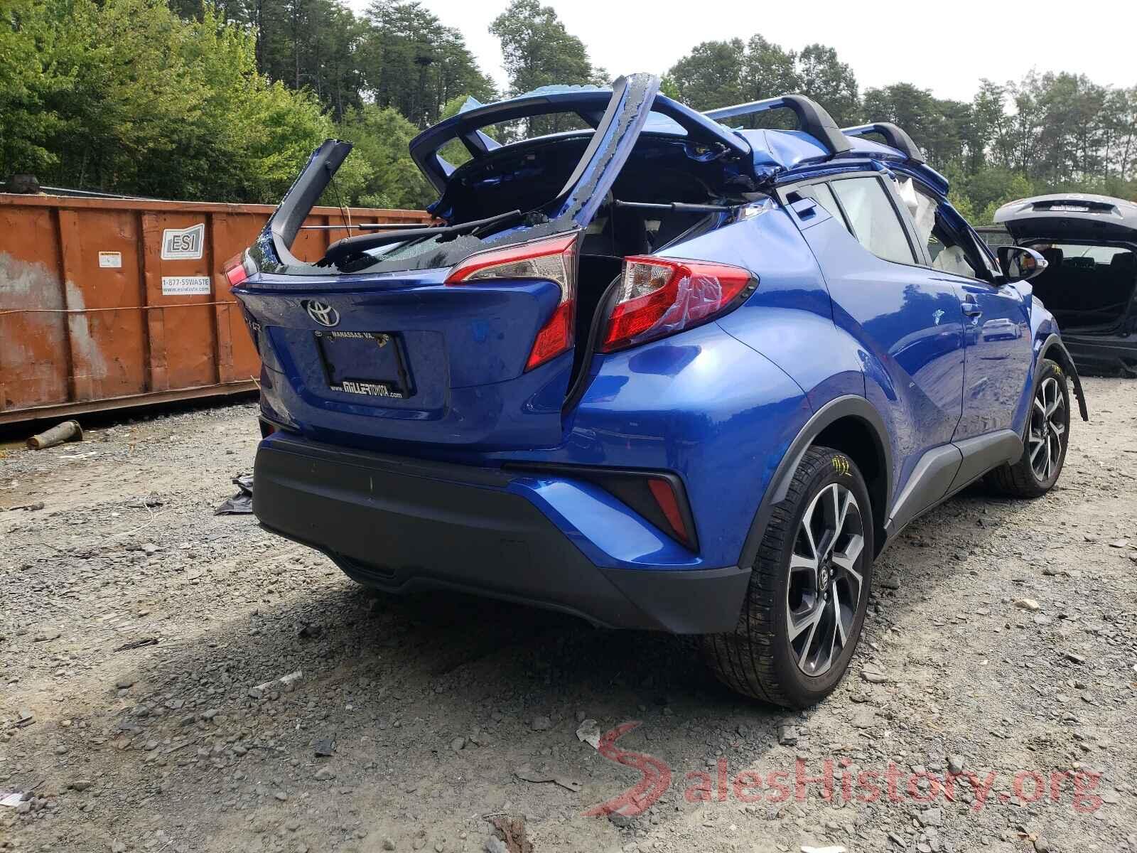 NMTKHMBX7KR077496 2019 TOYOTA C-HR