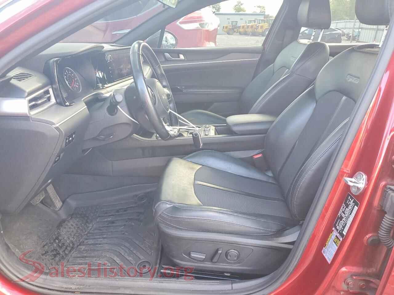 2022 KIA K5 VIN 5XXG64J26NG090698, engine bay