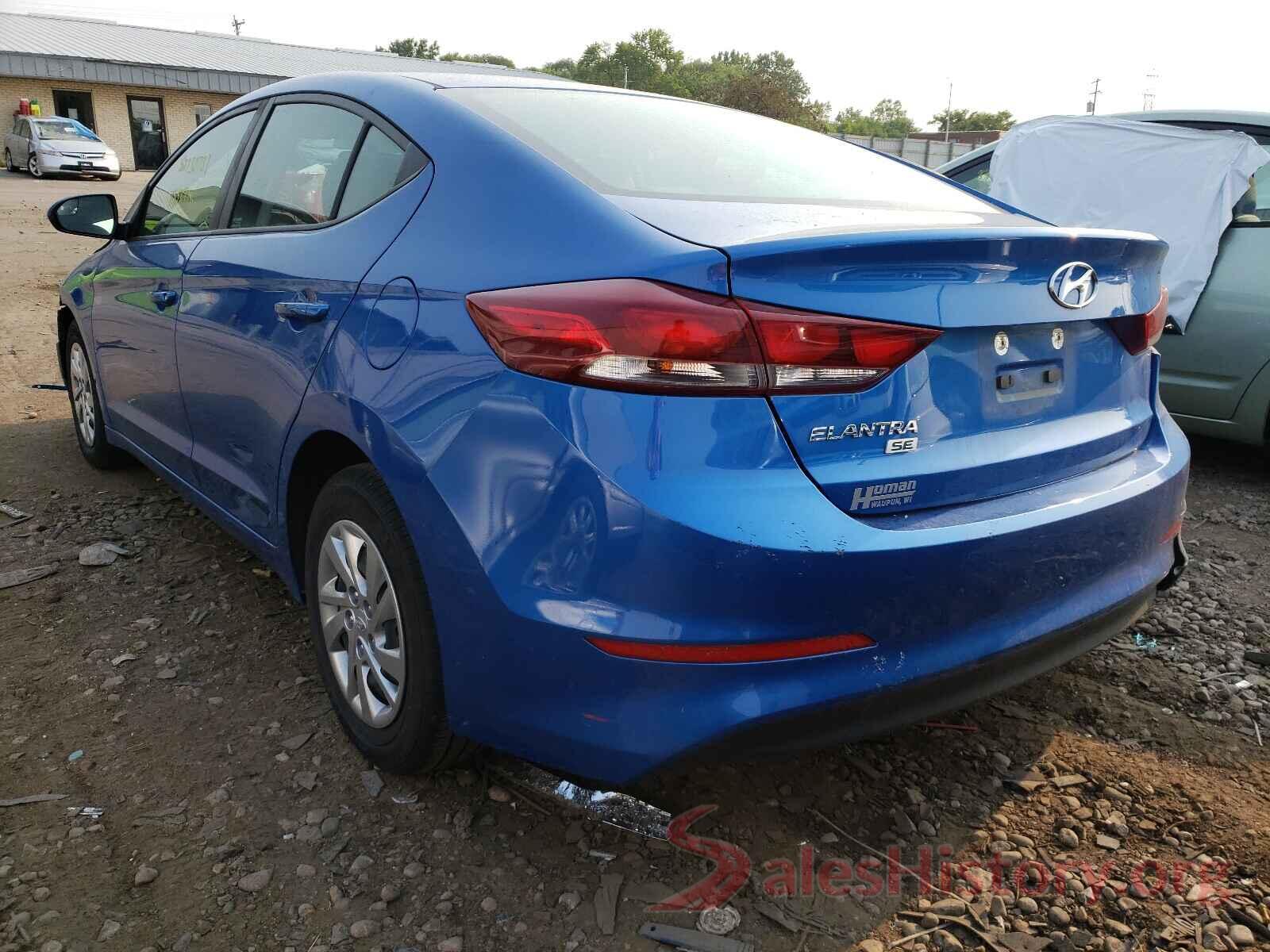 KMHD74LF0JU453321 2018 HYUNDAI ELANTRA