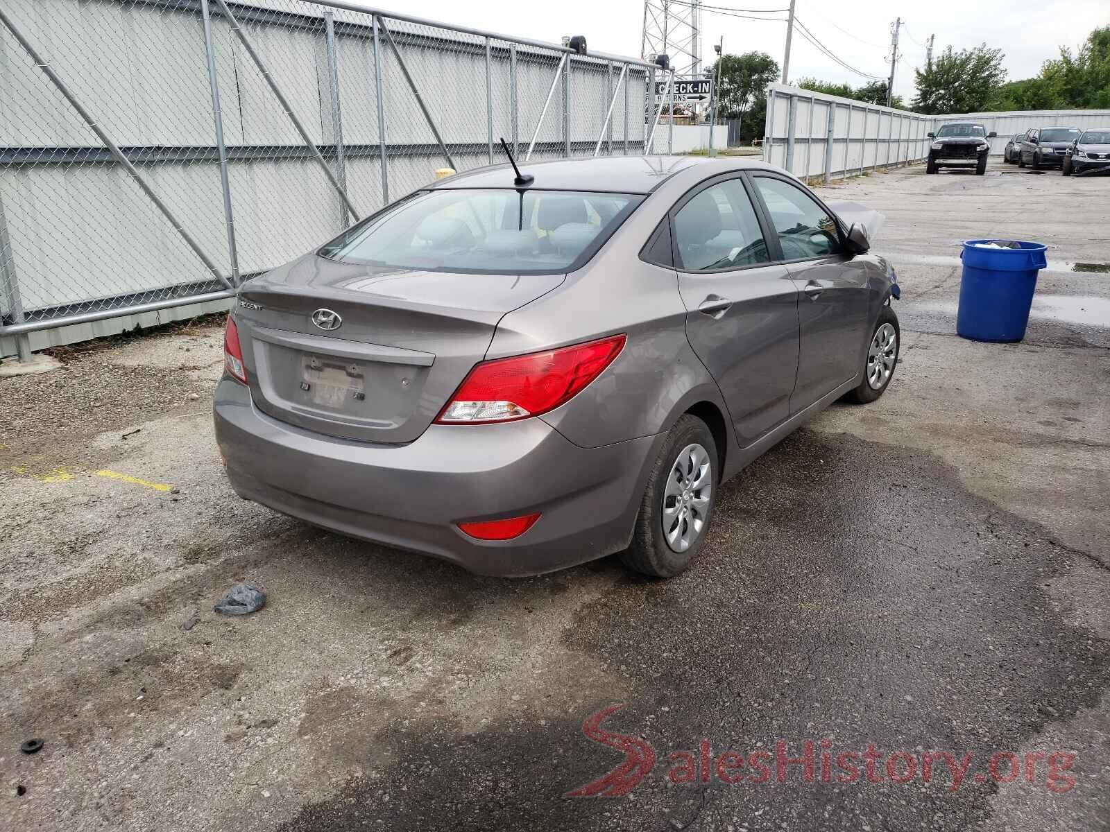 KMHCT4AEXHU390255 2017 HYUNDAI ACCENT