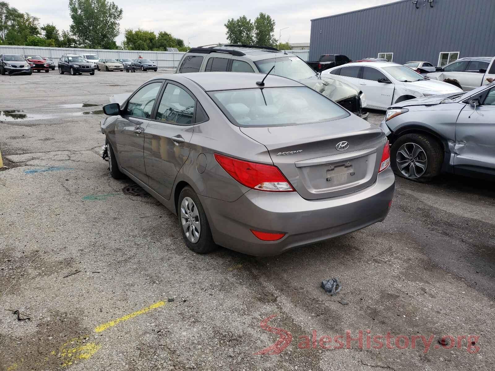 KMHCT4AEXHU390255 2017 HYUNDAI ACCENT