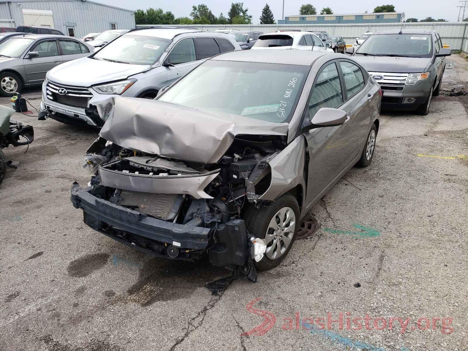 KMHCT4AEXHU390255 2017 HYUNDAI ACCENT