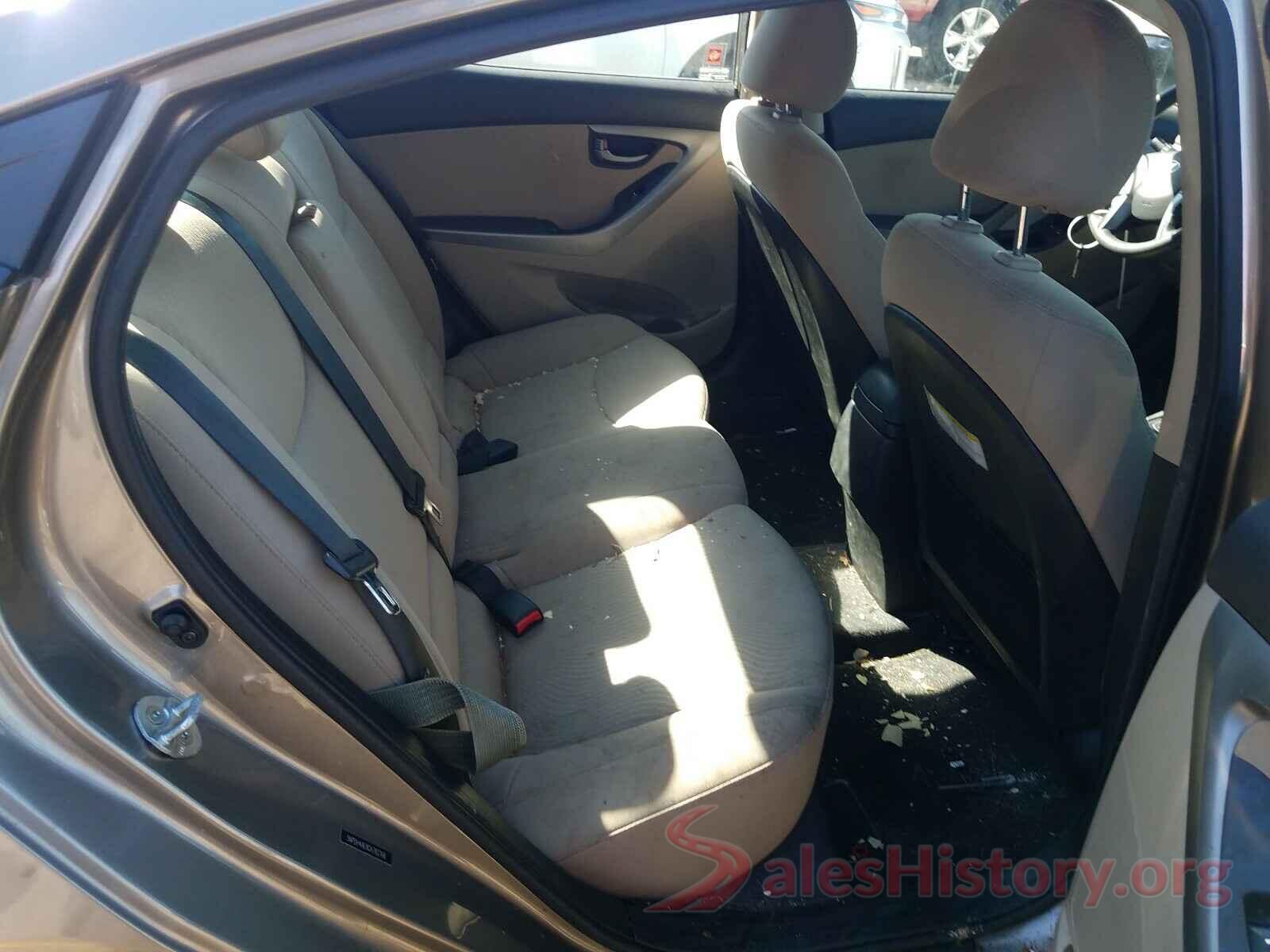 5NPDH4AE8GH782766 2016 HYUNDAI ELANTRA