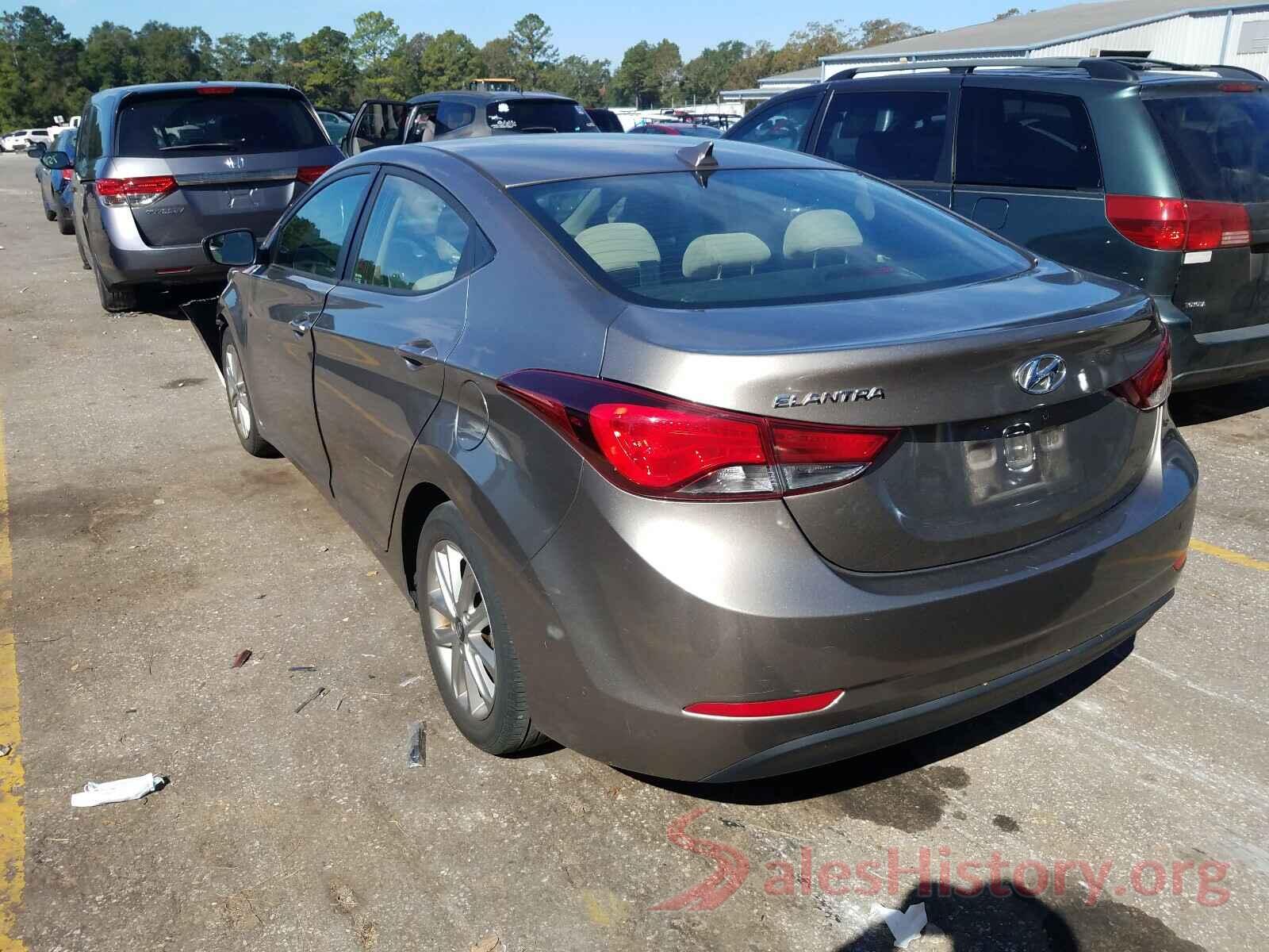 5NPDH4AE8GH782766 2016 HYUNDAI ELANTRA