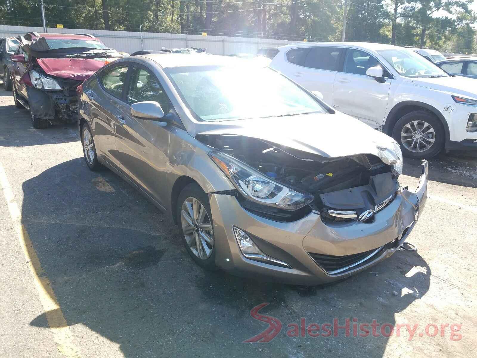 5NPDH4AE8GH782766 2016 HYUNDAI ELANTRA